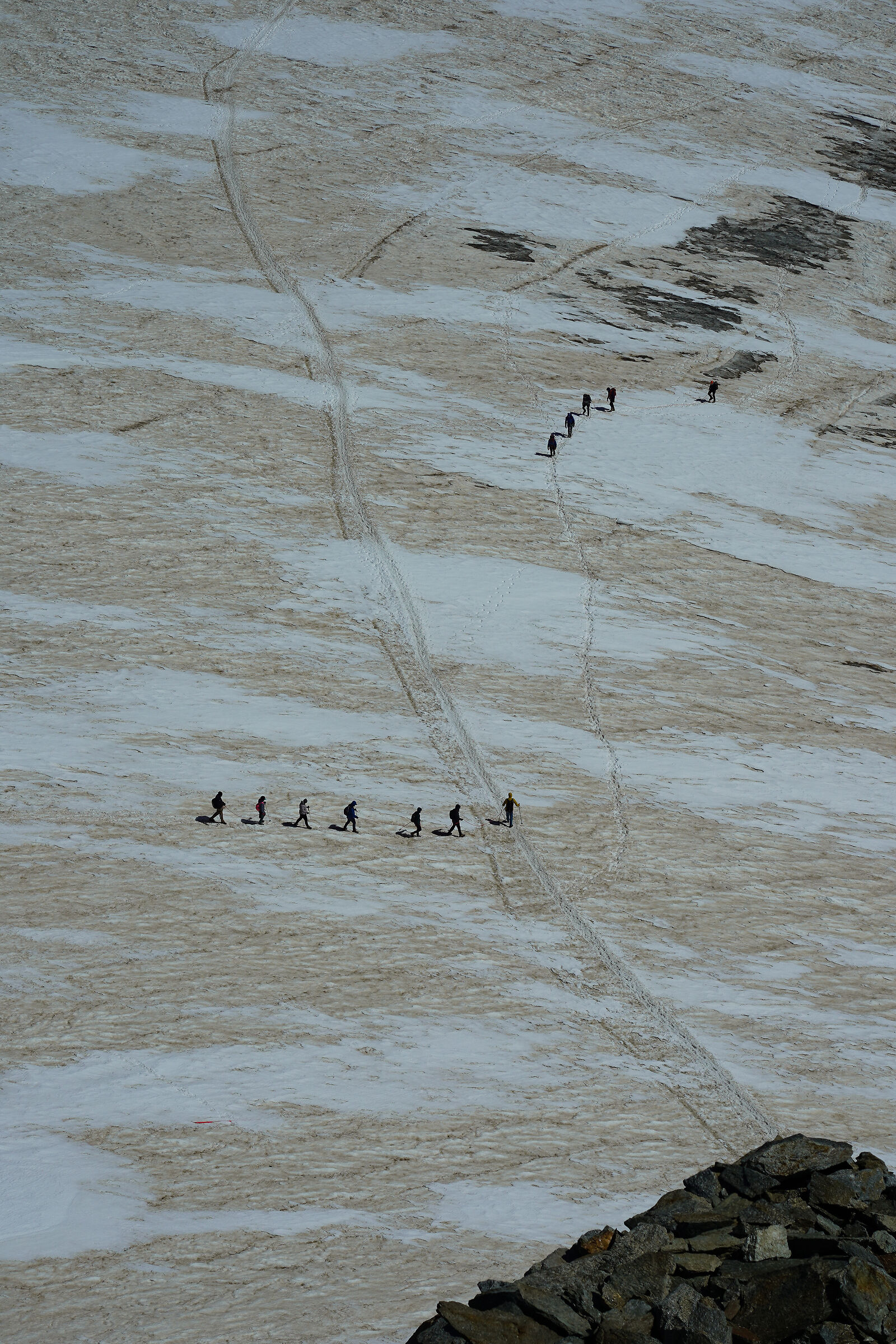 walking on the glacier 1