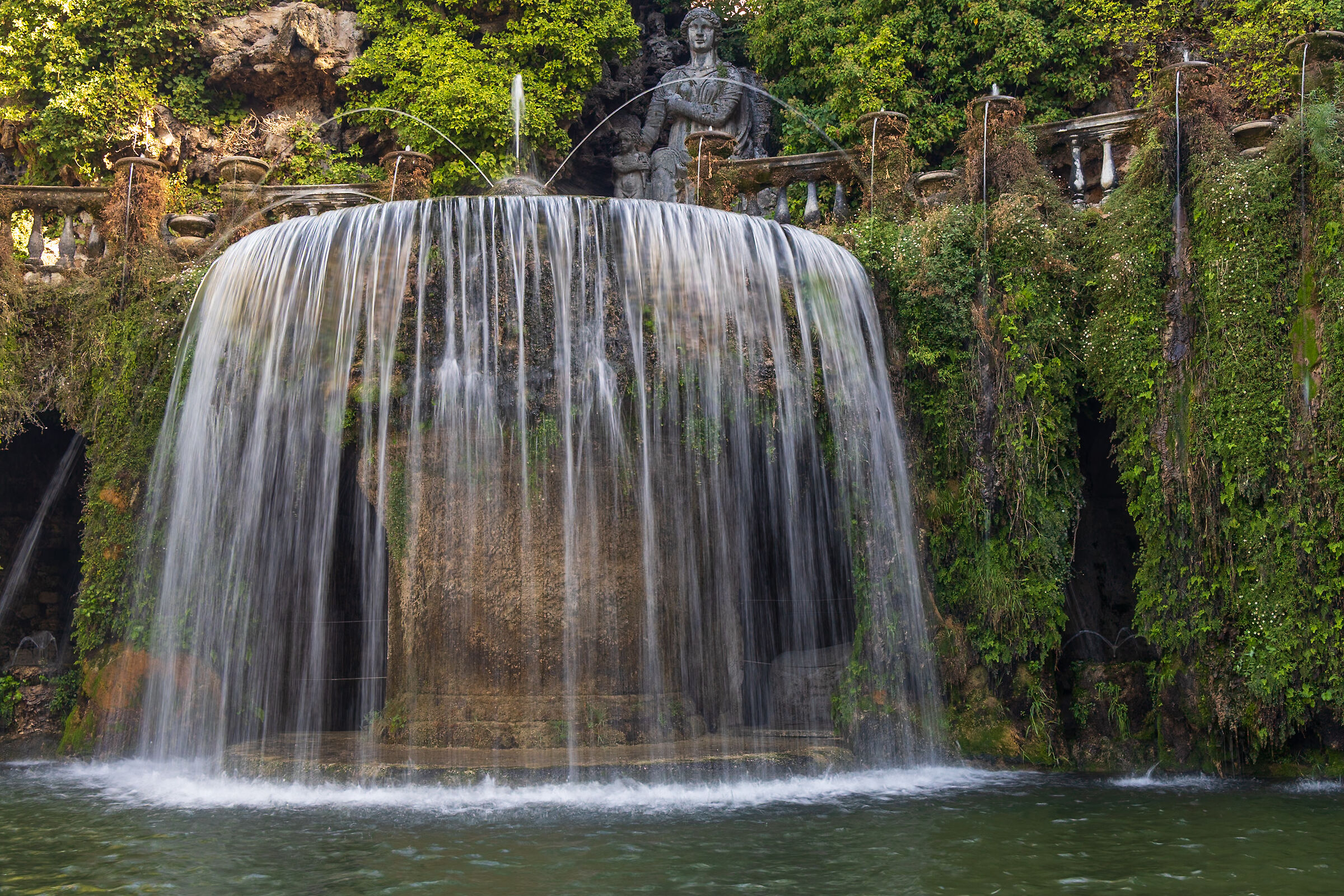 La Fontana di Villa d'Este da davanti