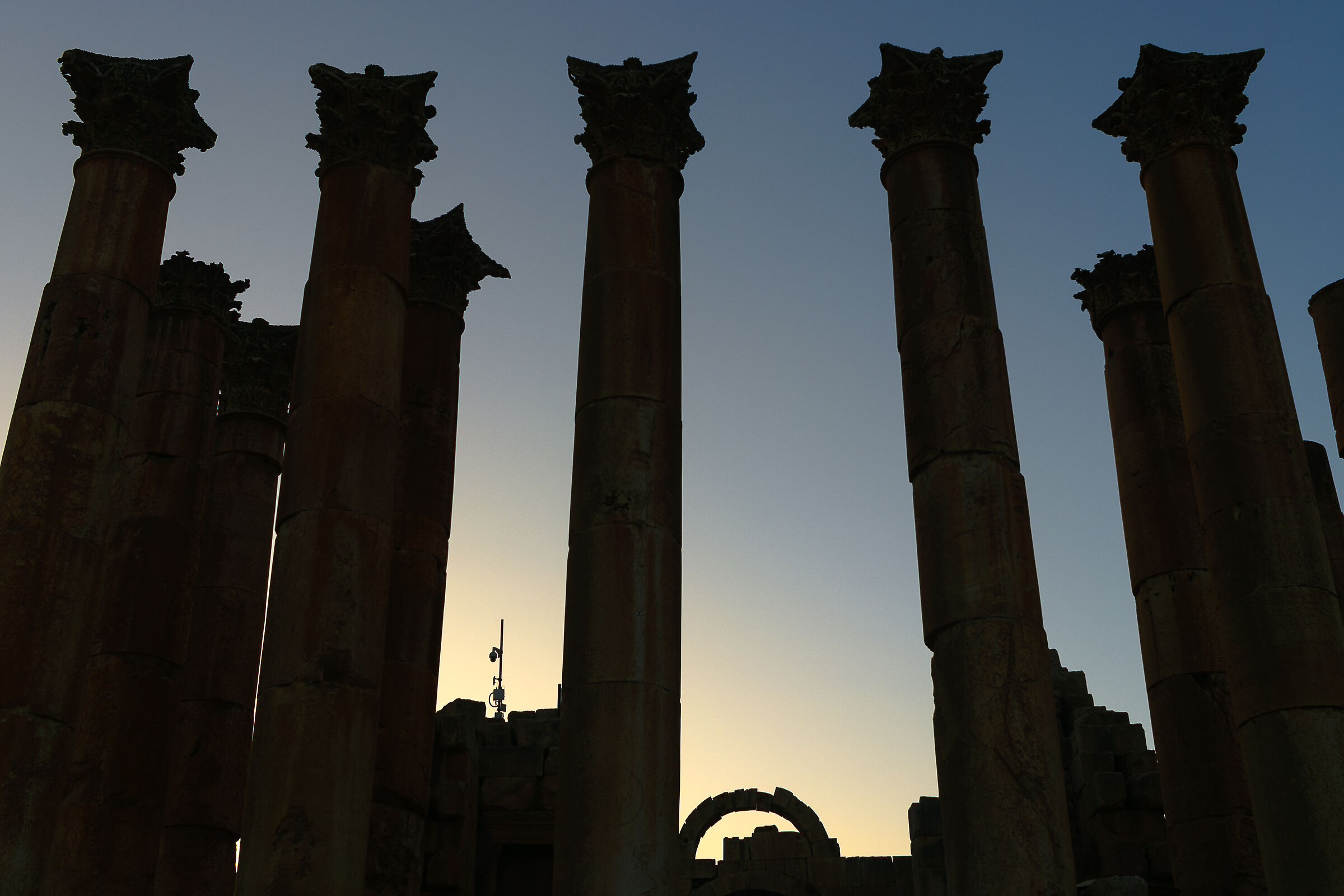Tramonto a Jerash - Giordania