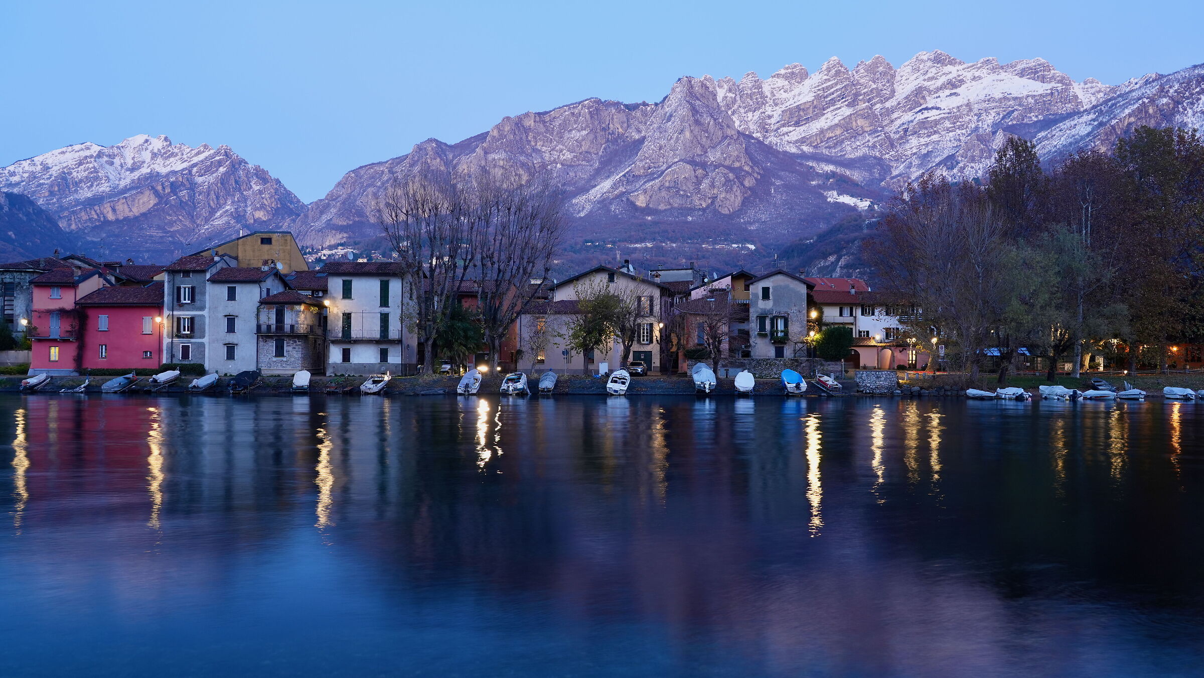 Pescarenico, after snowfall