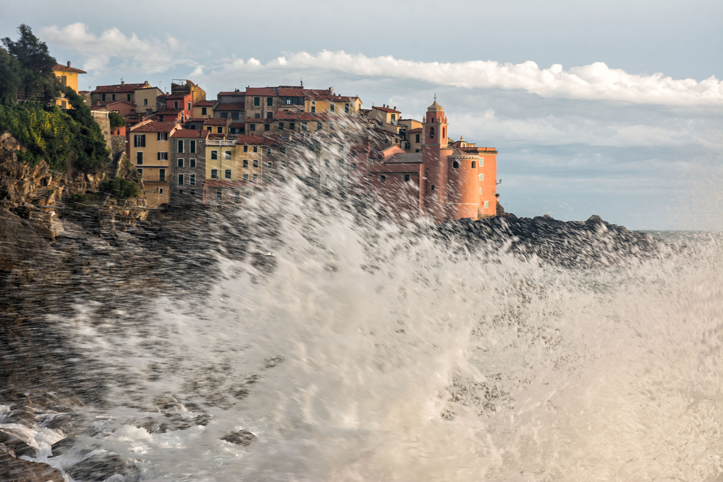 Tellaro in the spray