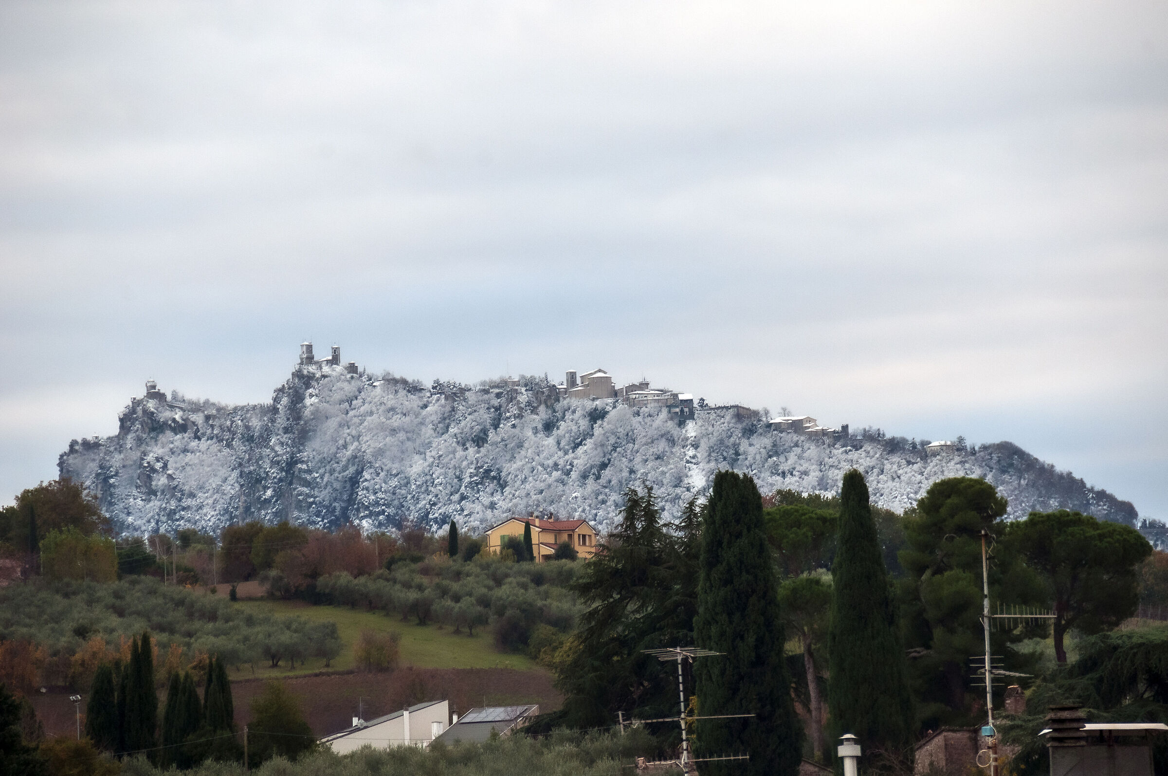 Snow in San Marino