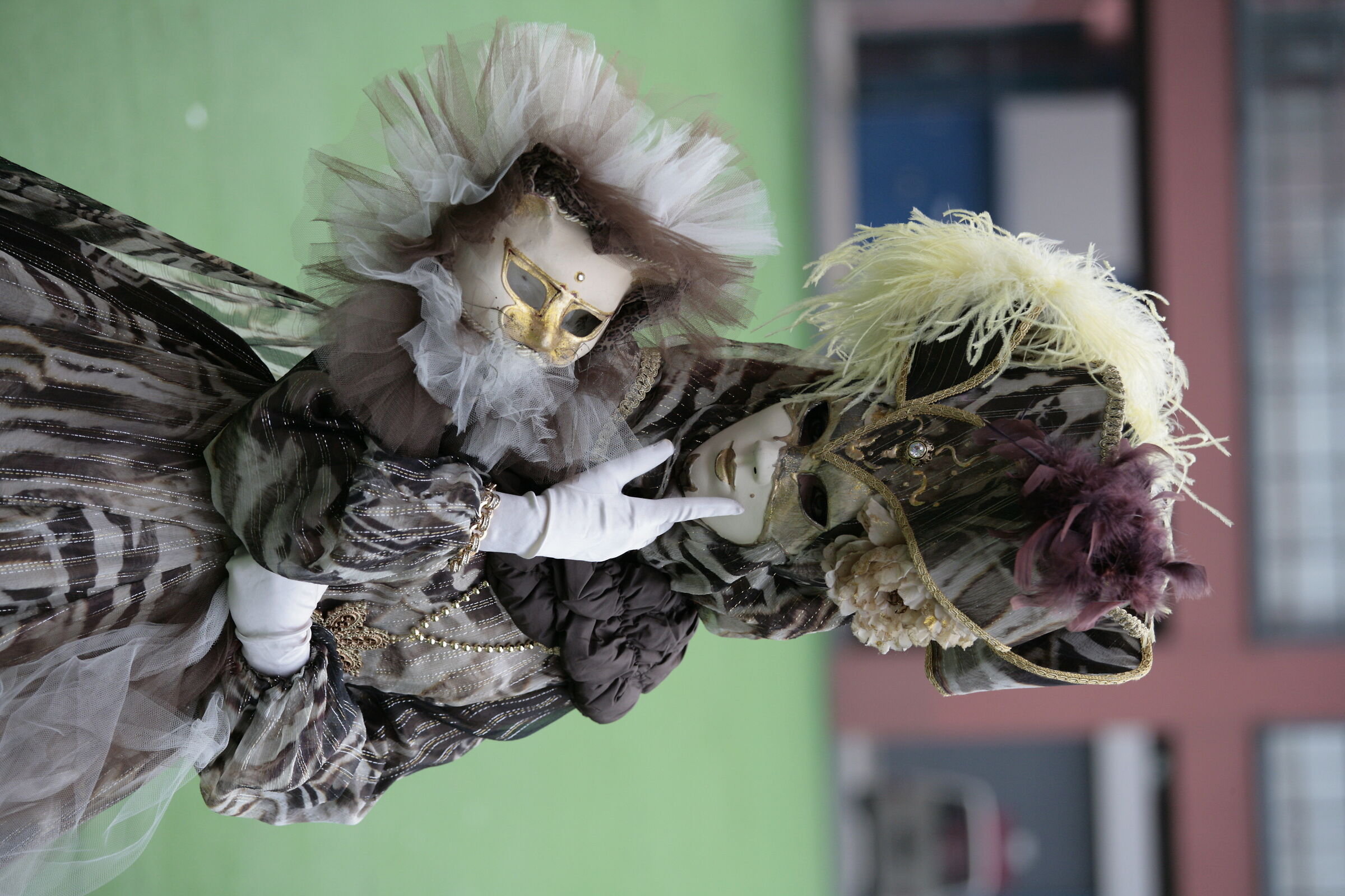 Venetian masks and costumes in Busto Arsizio