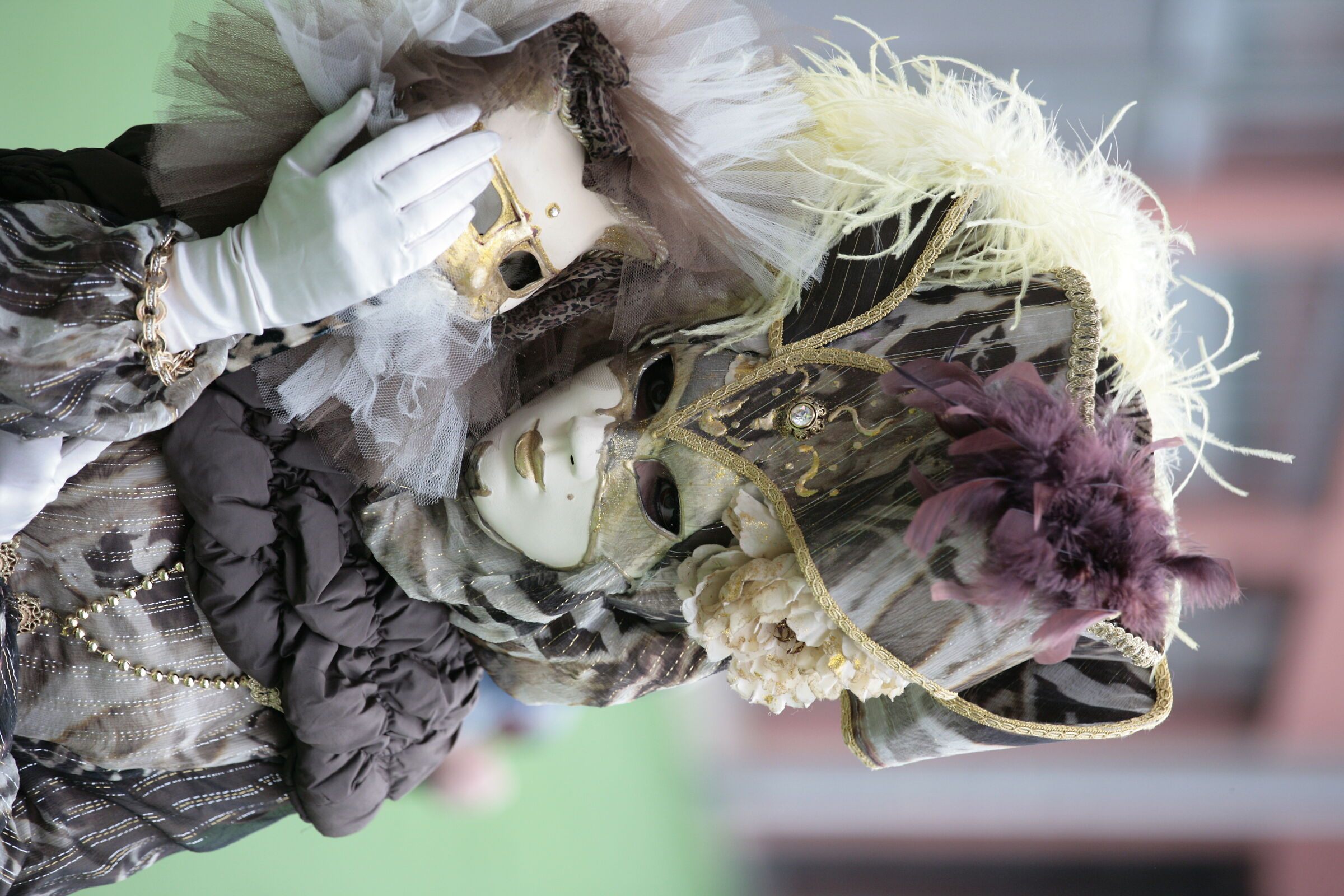 Venetian masks and costumes in Busto Arsizio