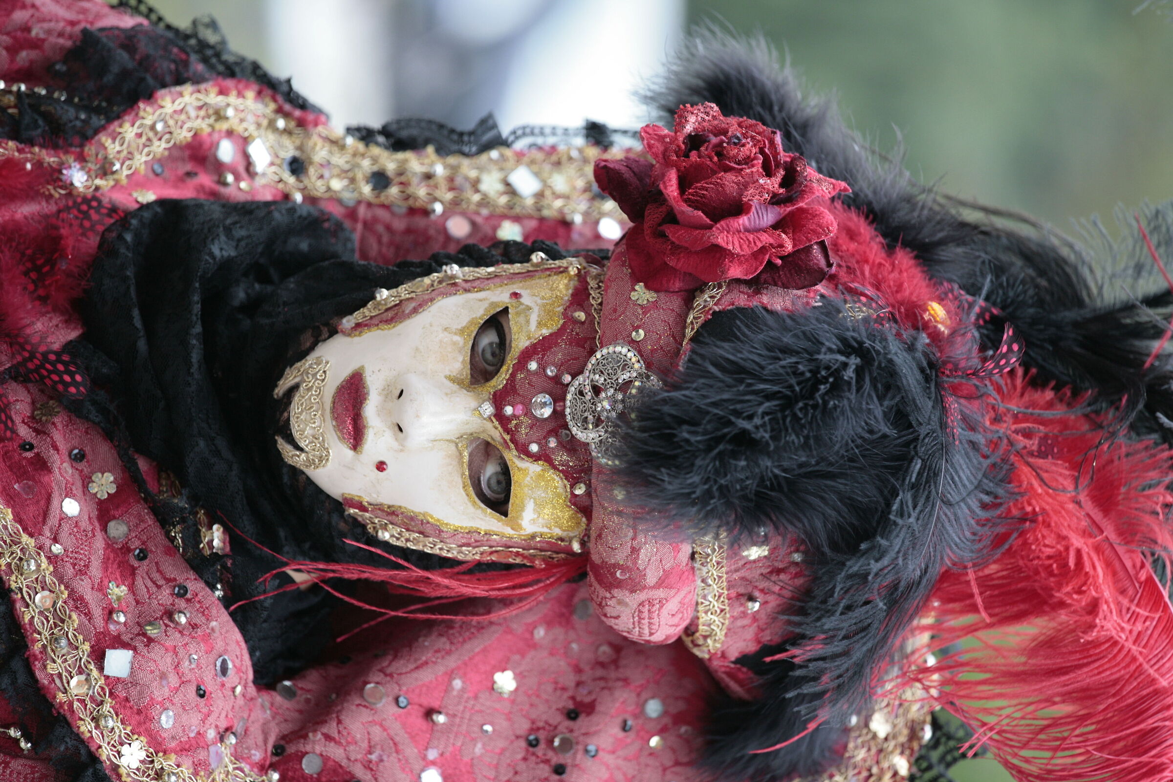 Venetian masks and costumes in Busto Arsizio