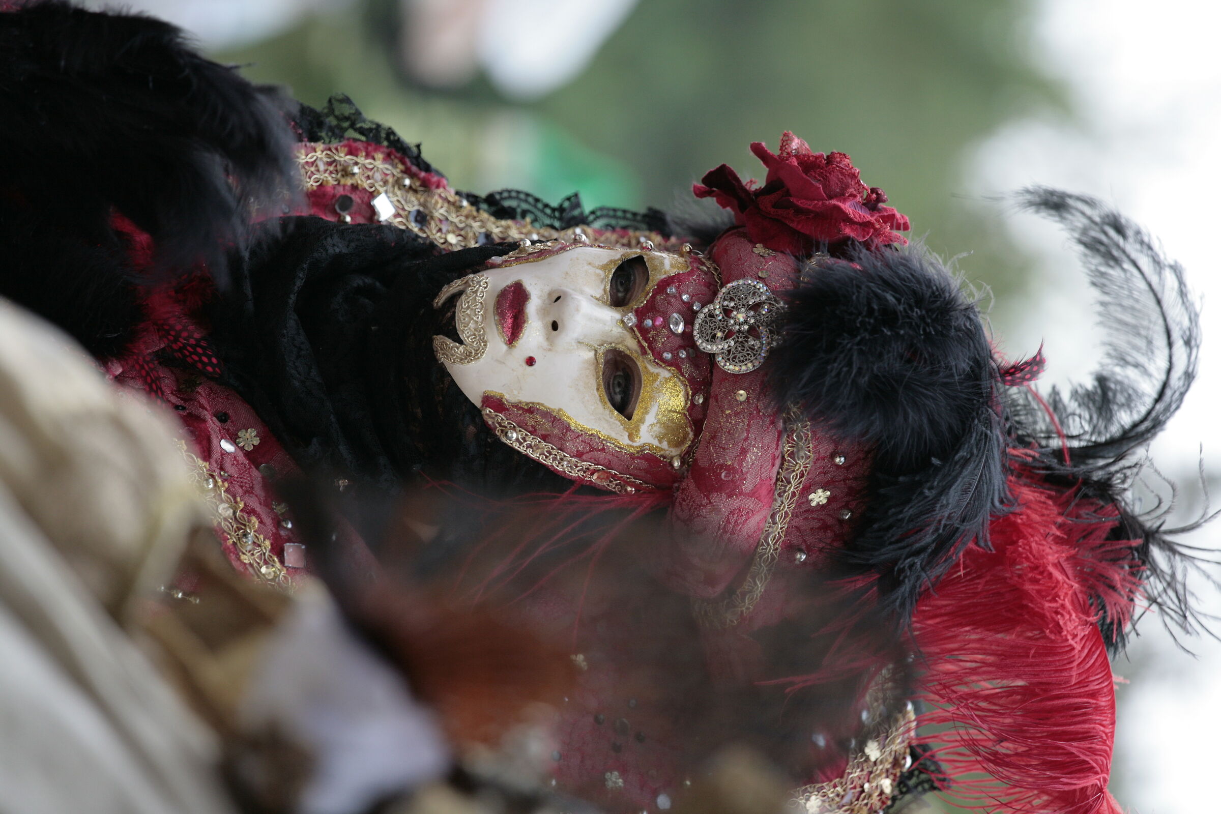 Venetian masks and costumes in Busto Arsizio