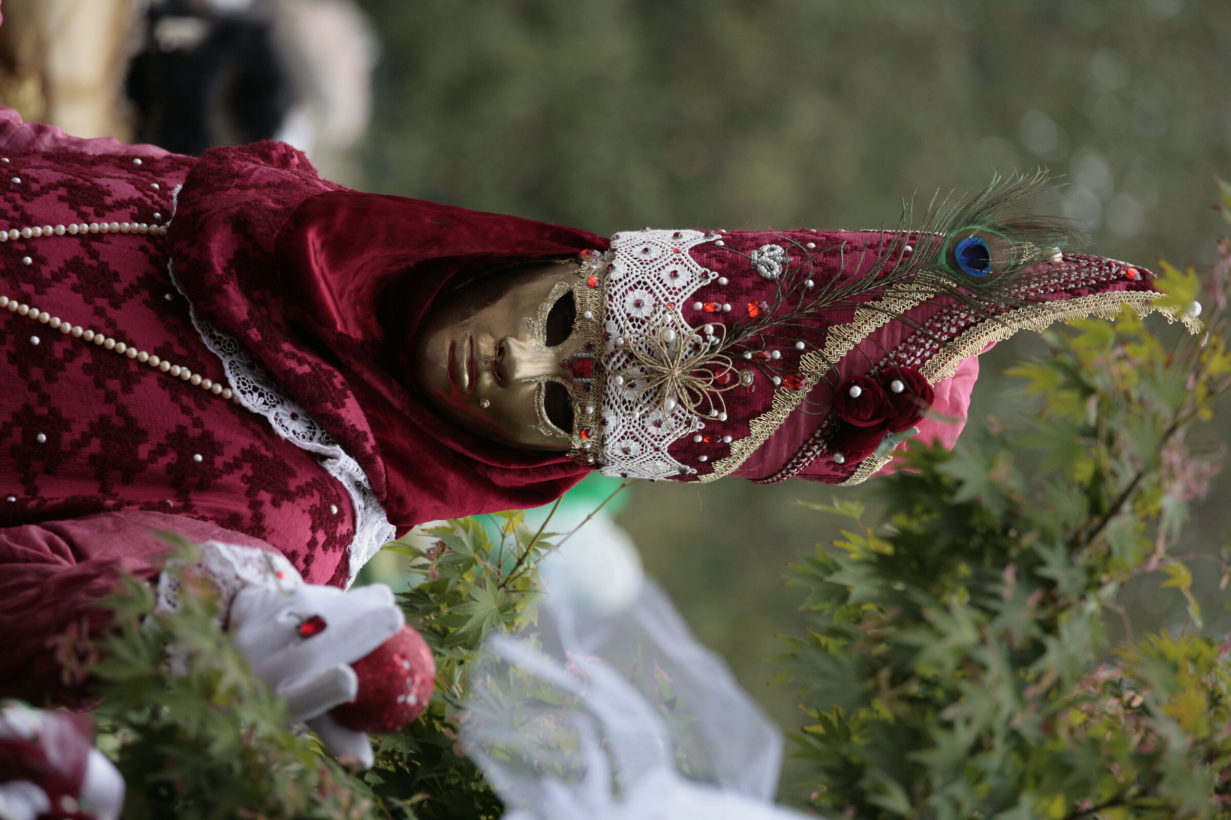 Venetian masks and costumes in Busto Arsizio