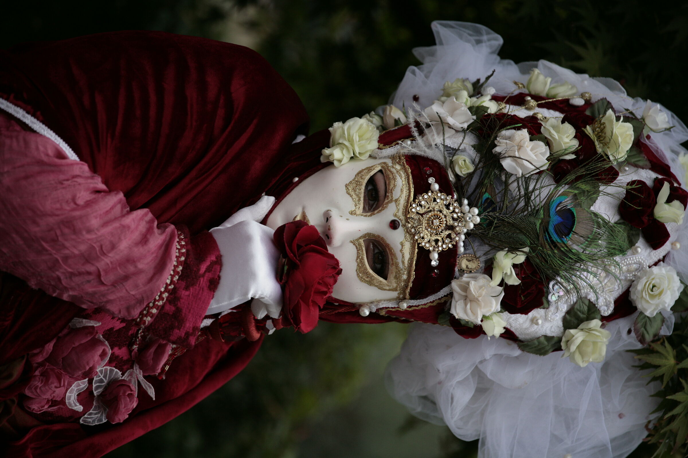 Venetian masks and costumes in Busto Arsizio