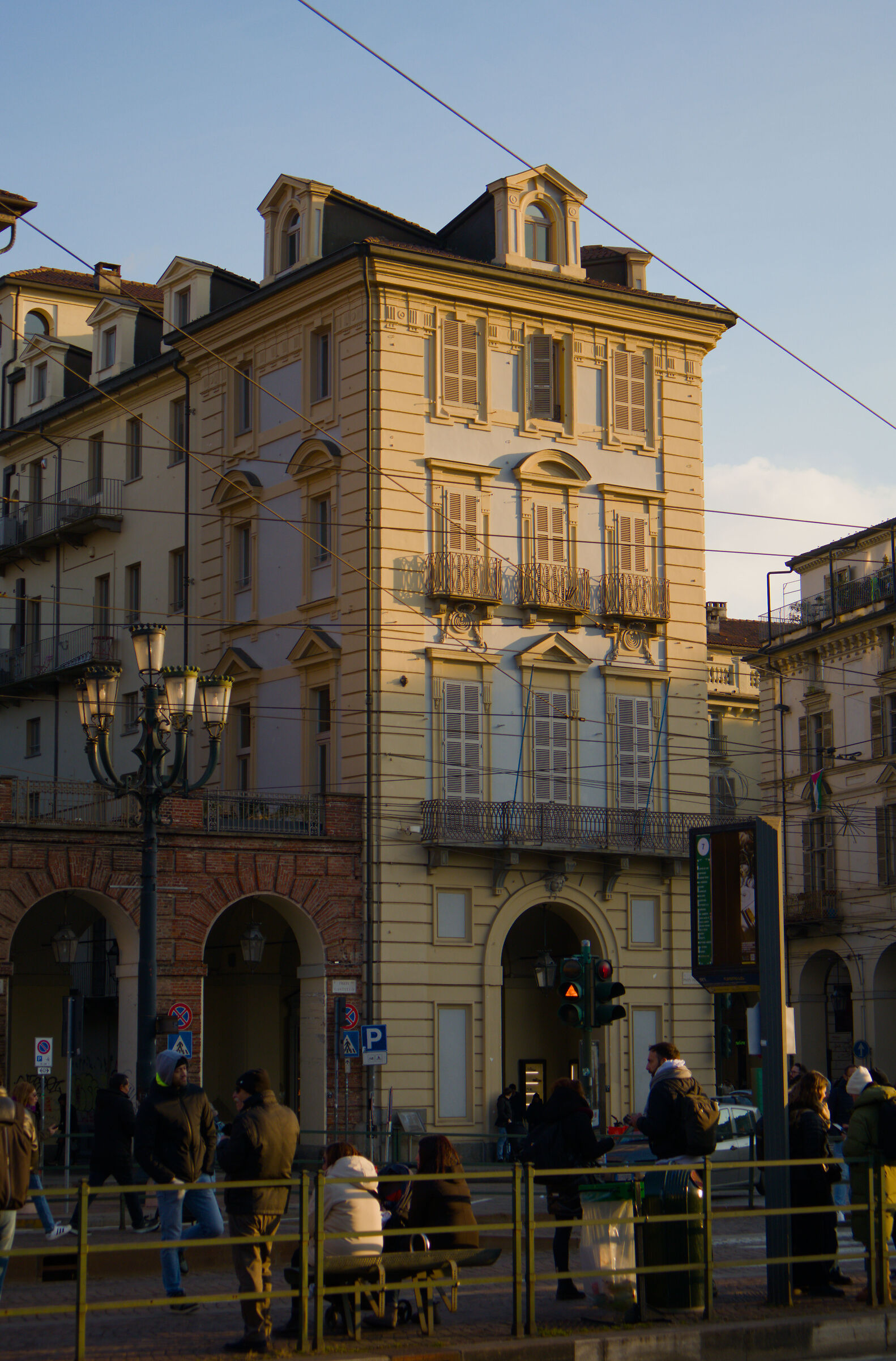 Piazza Castello a novembre