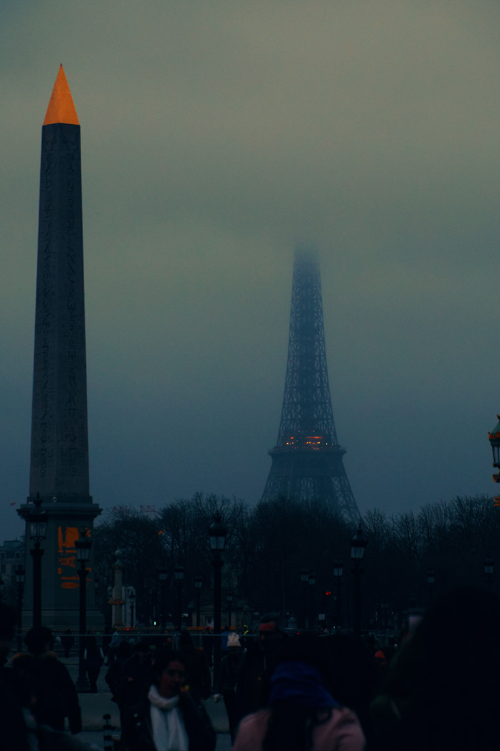 Nuvole a Place de la Concorde