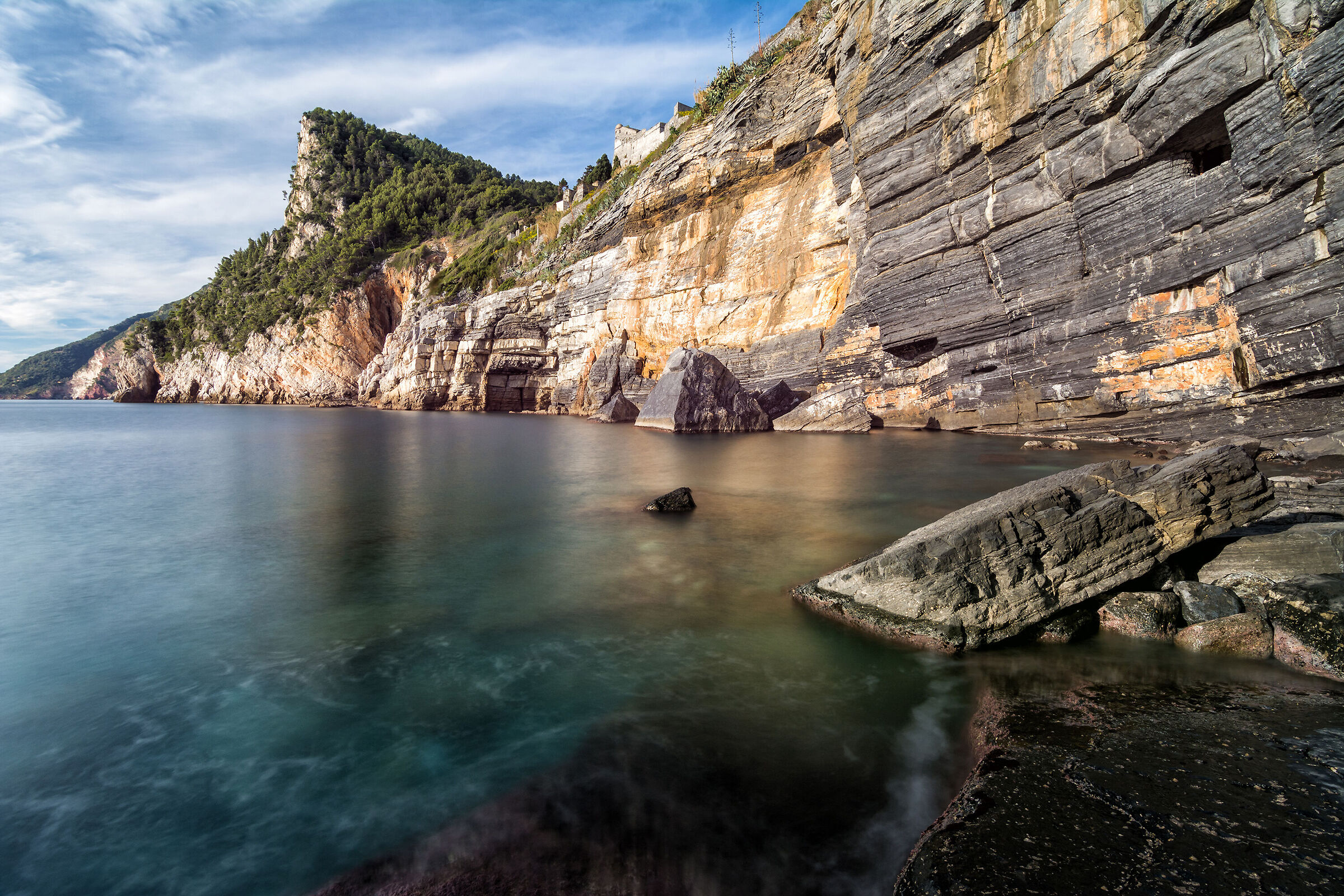 The cliff of Portovenere