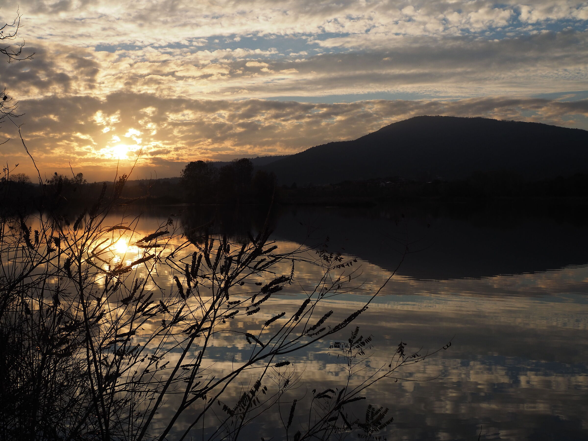 tramonto sulle torbiere