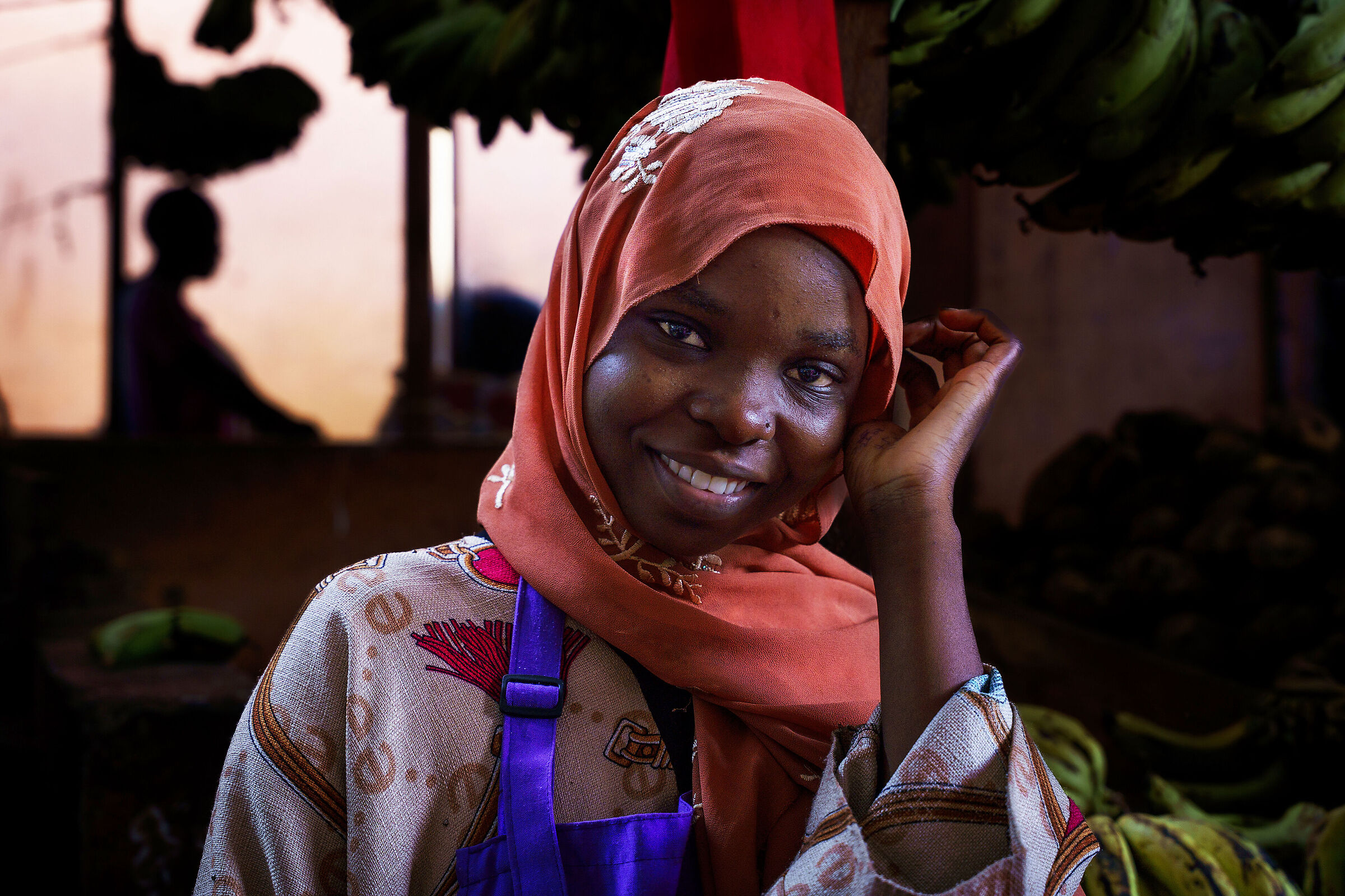 La piccola venditrice di banane. Malindi Kenya