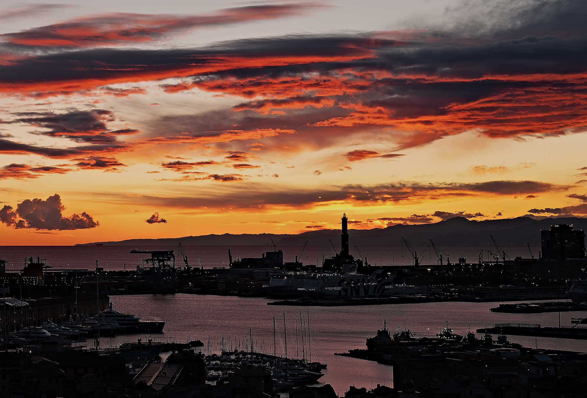 Genoa - Sunset