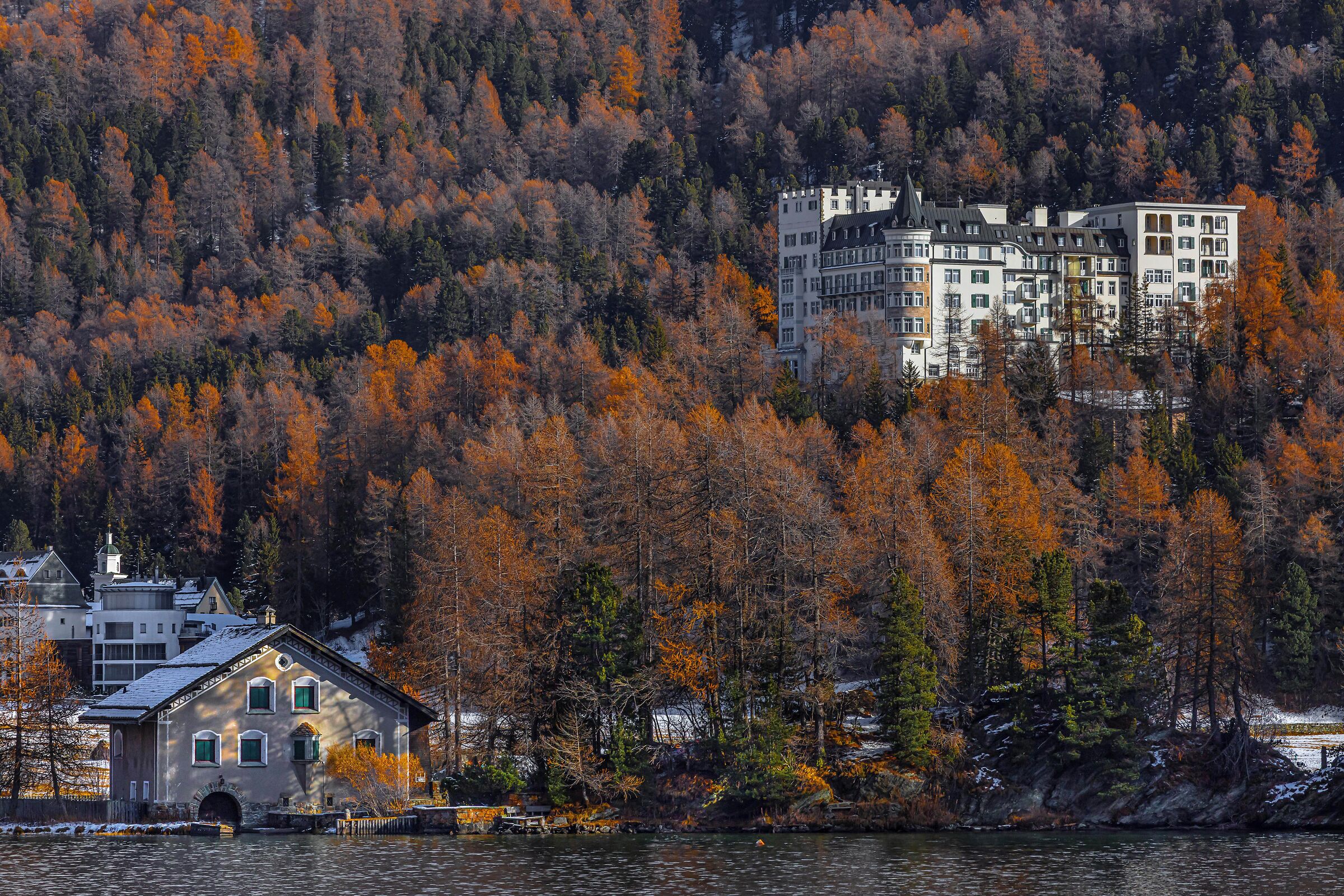 Sils - casetta sul lago