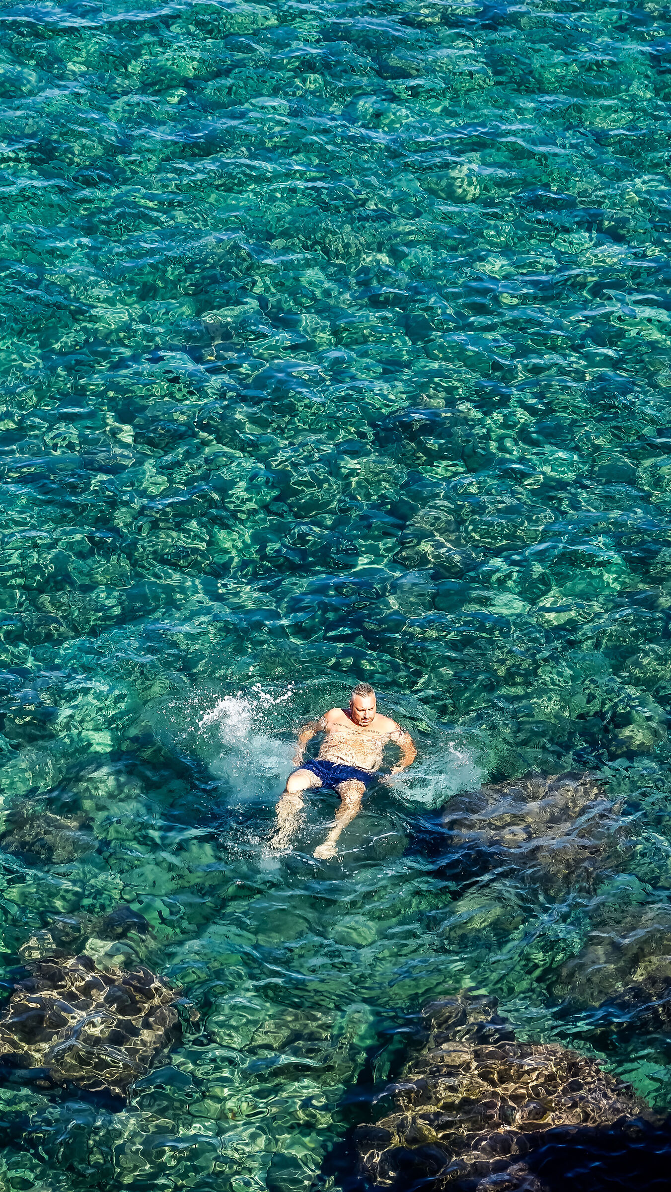 Swimmer in Turquoise