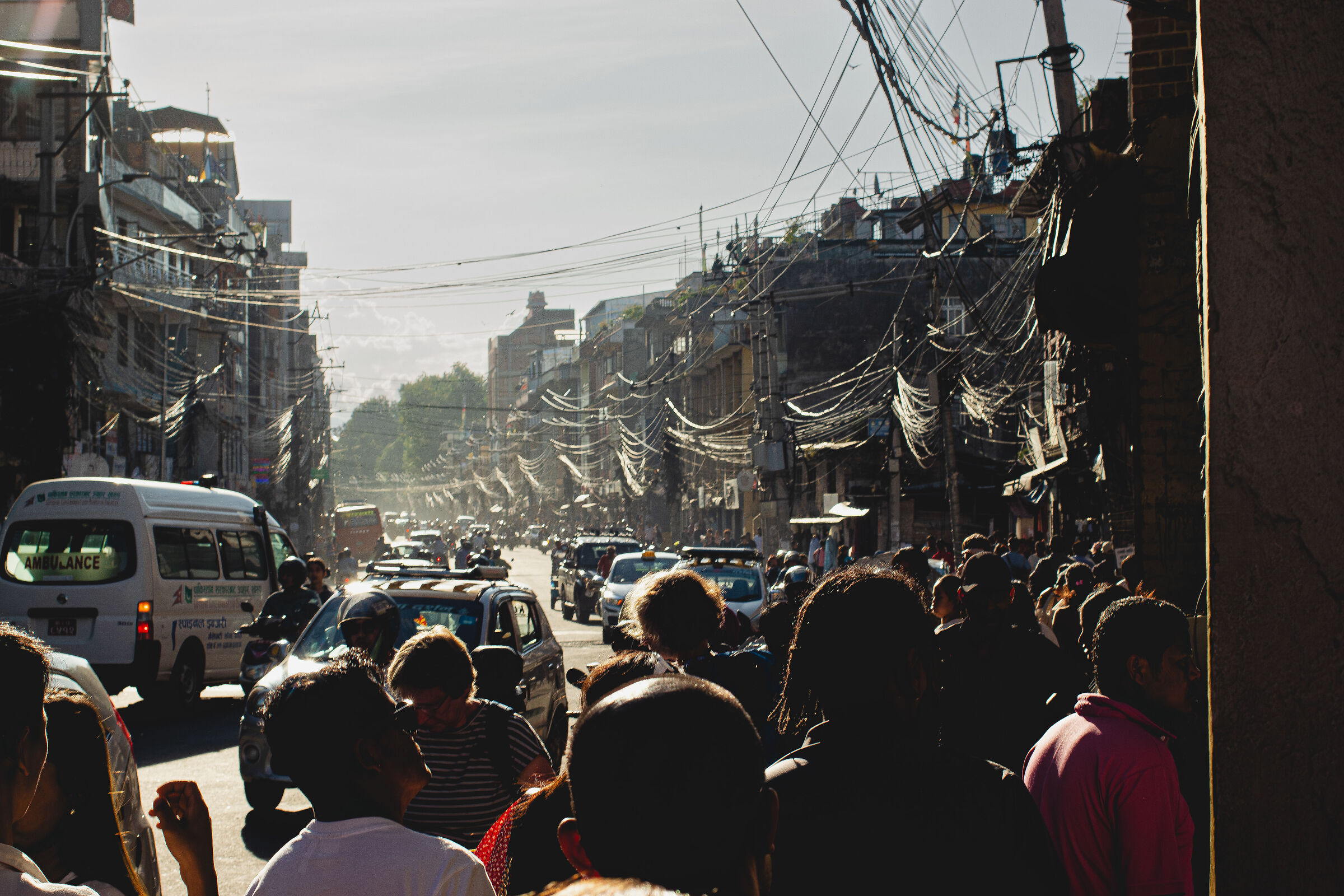 L'affollata Kathmandu