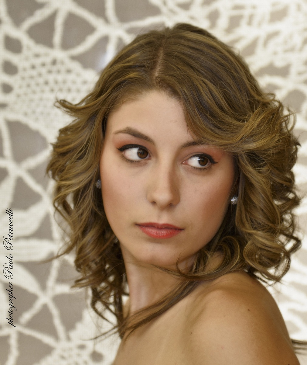 Model Rita Bonfitto natural beauty of the Gargano