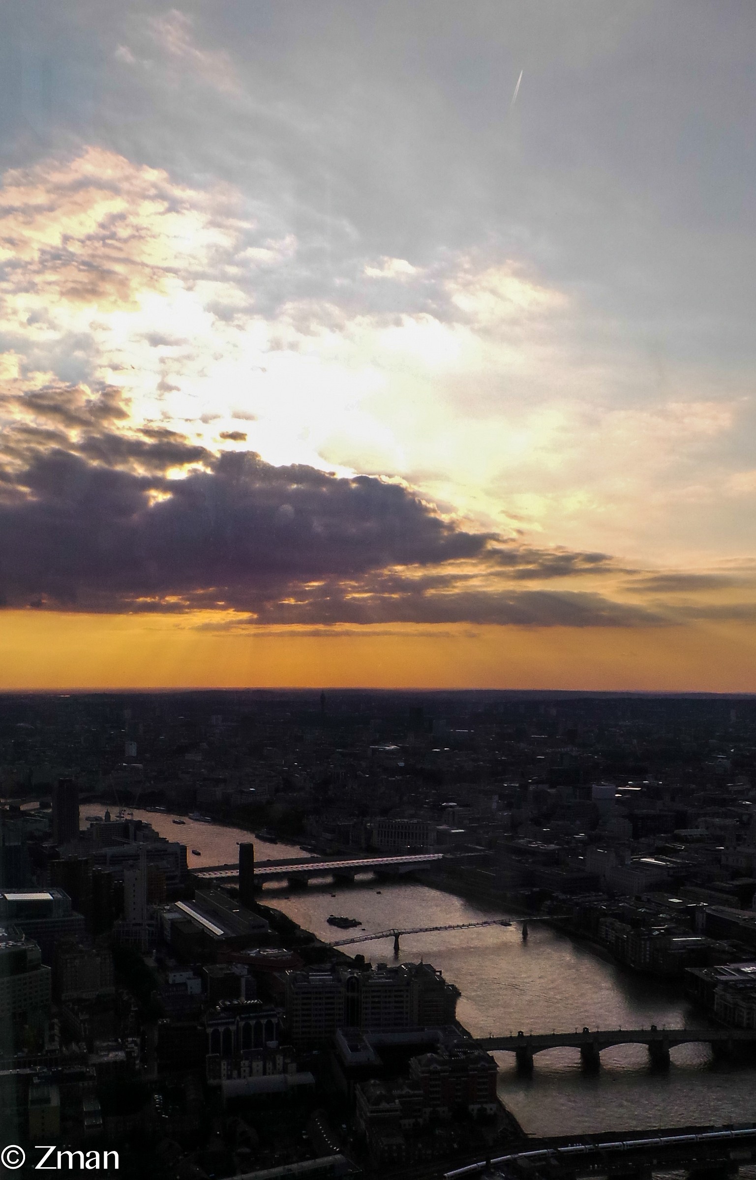 The Thames at  Sun Set