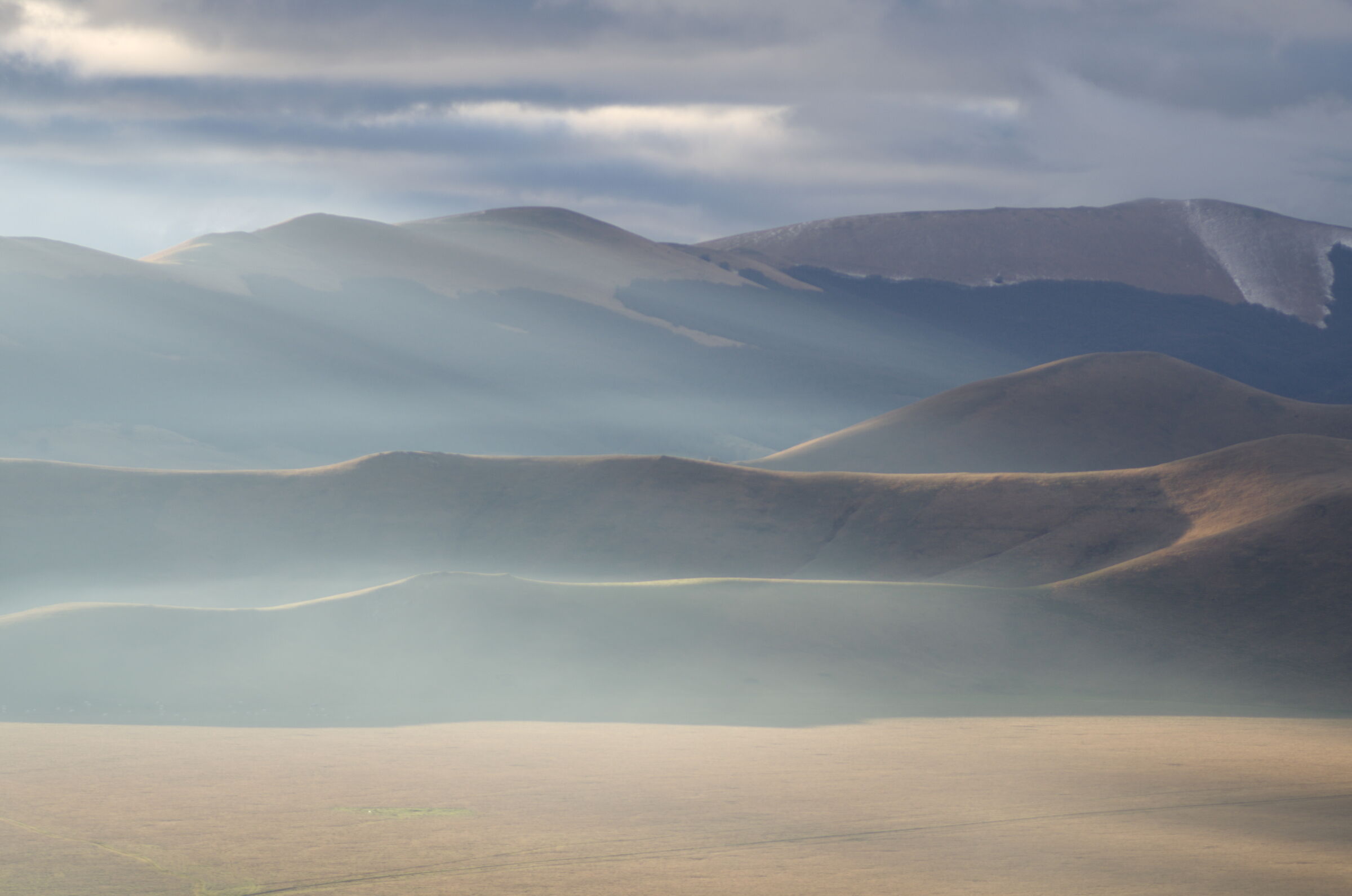 The dawn of Castelluccio... many years ago