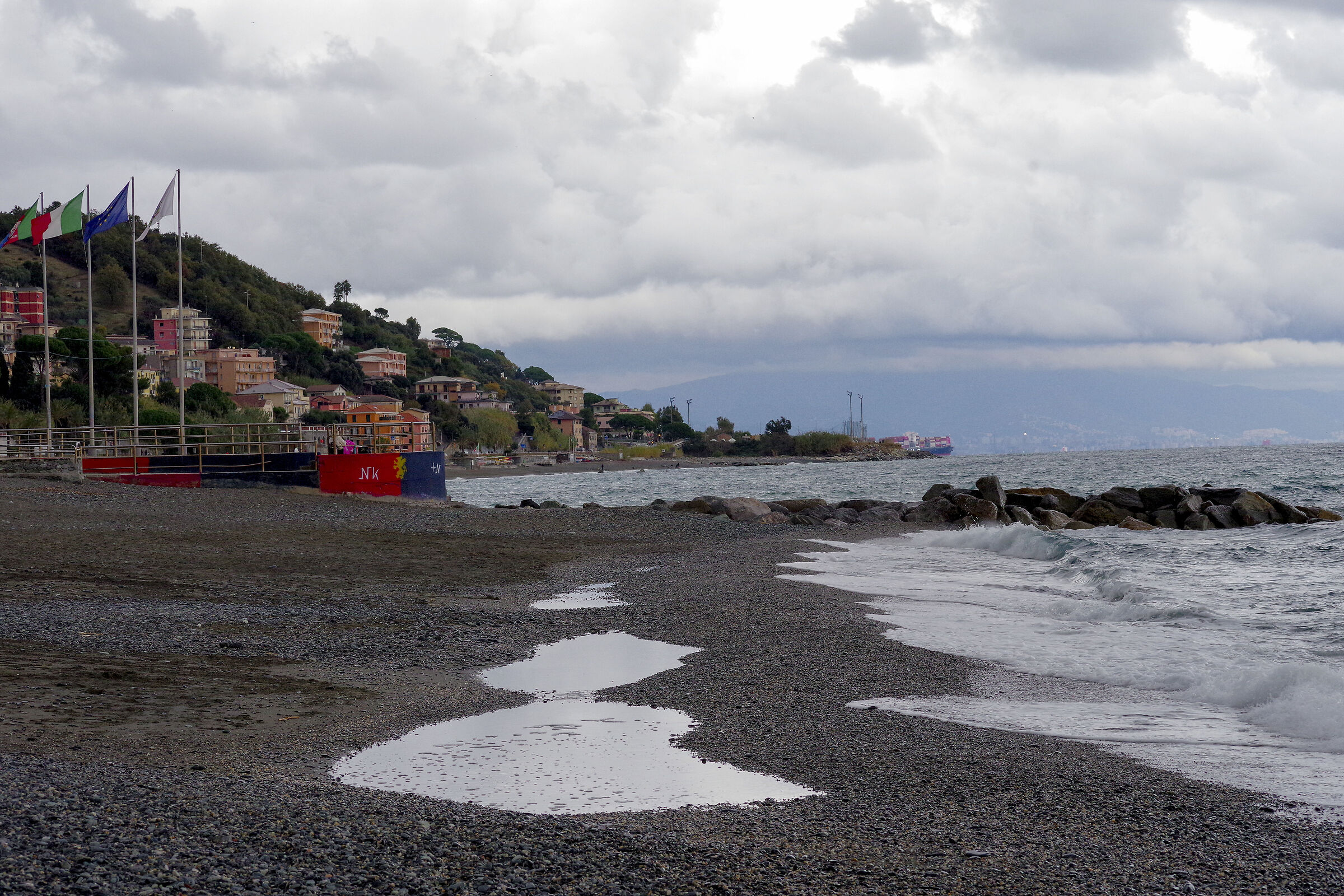 Cogoleto on the beach