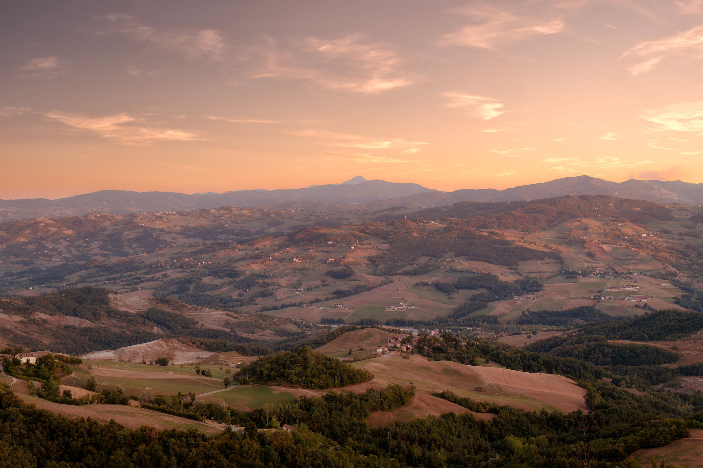Dusk at Carpineti