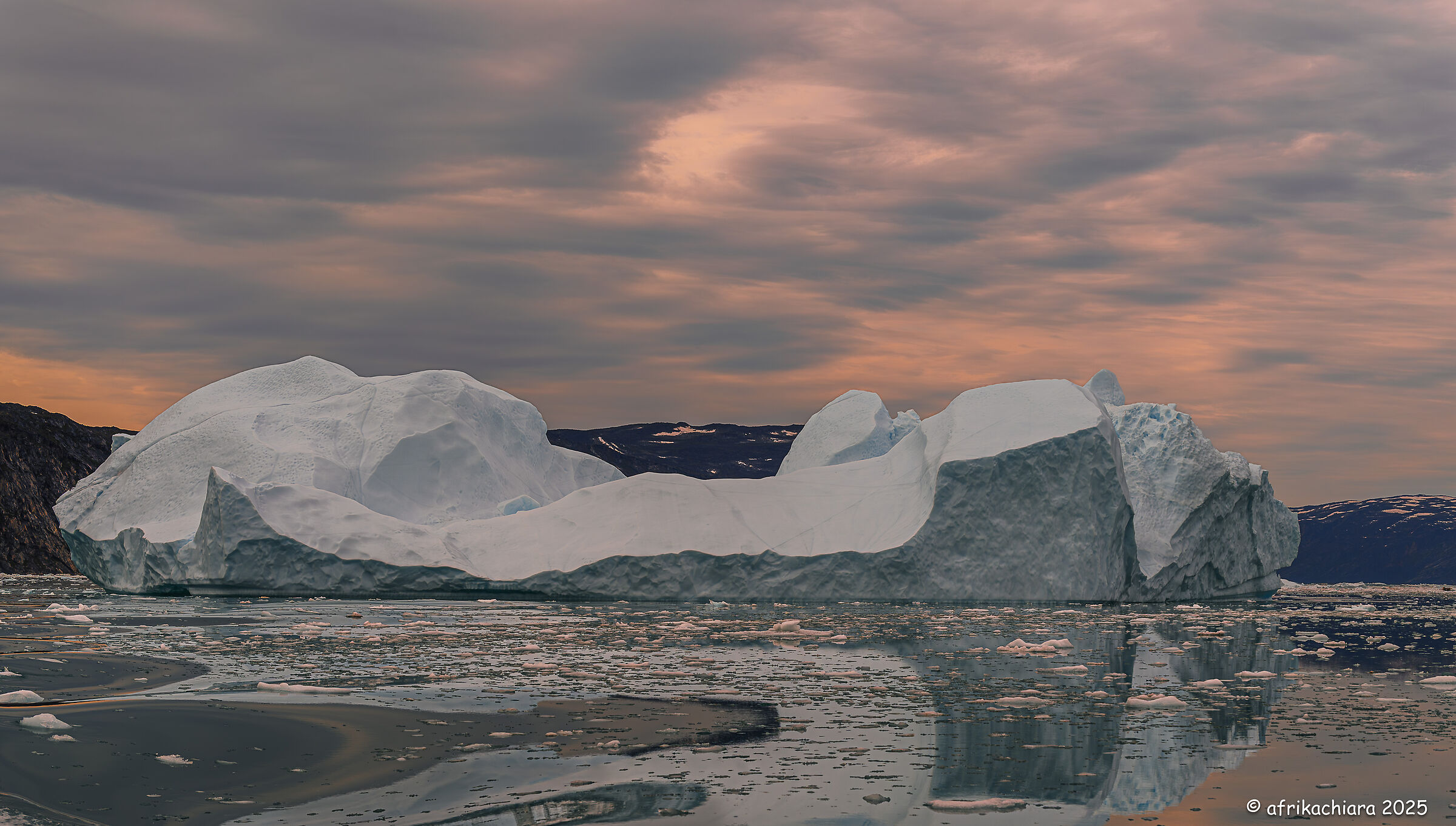 Feeling between sky and ice