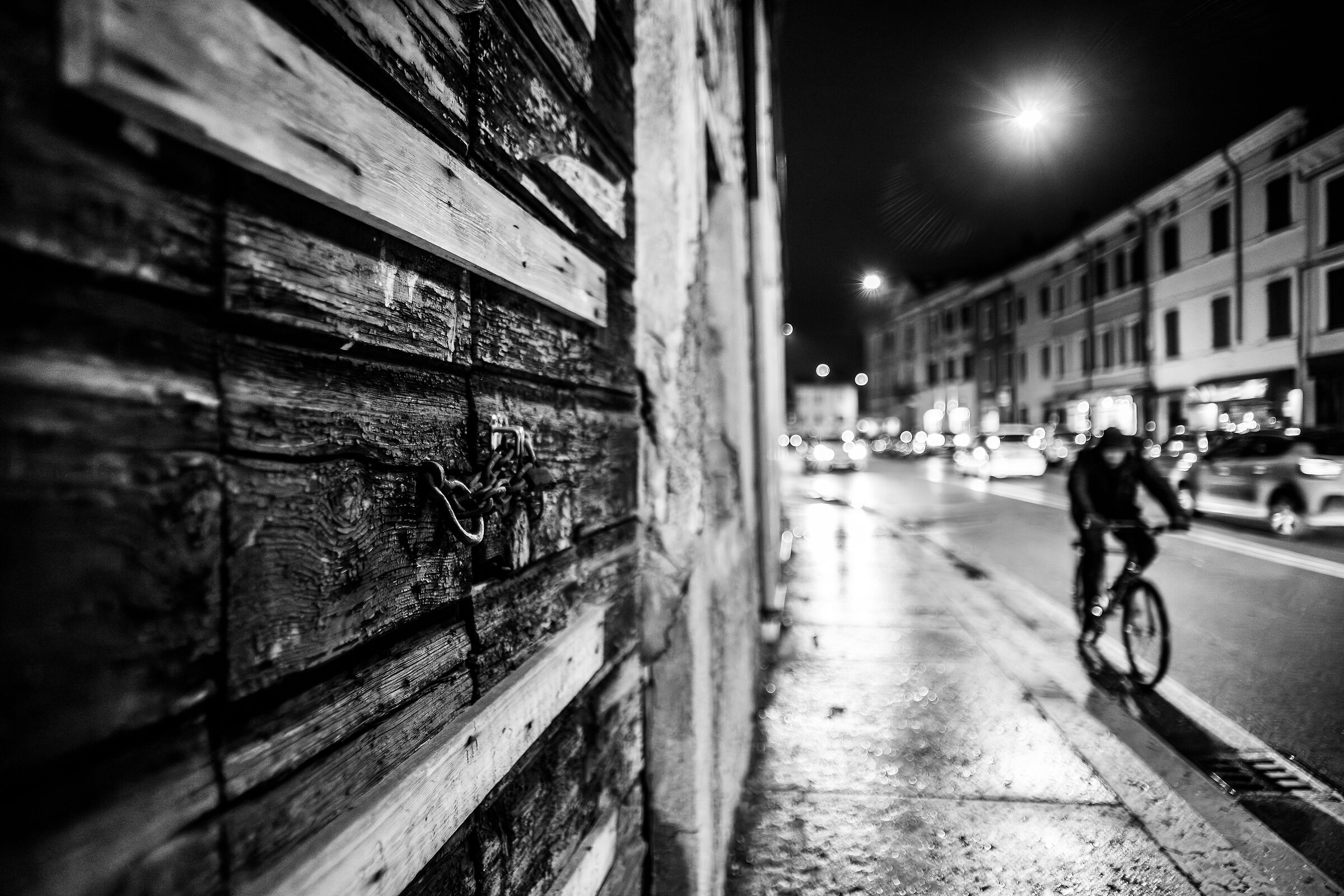 Strade veronesi in notturna