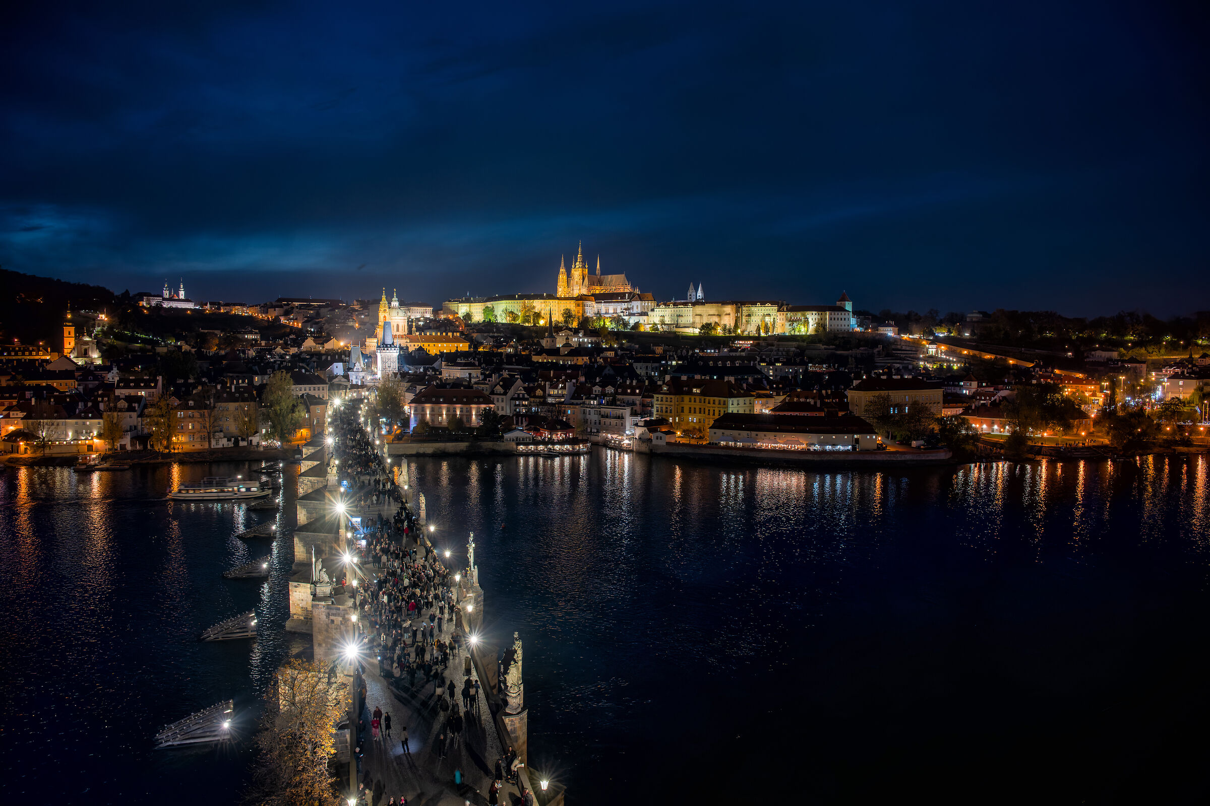 Praga, veduta dalla Torre delle polveri.