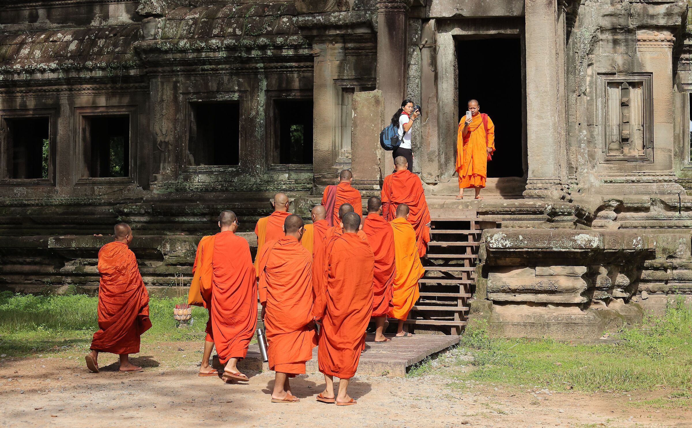 The visit of the Monks to Angkor Wat