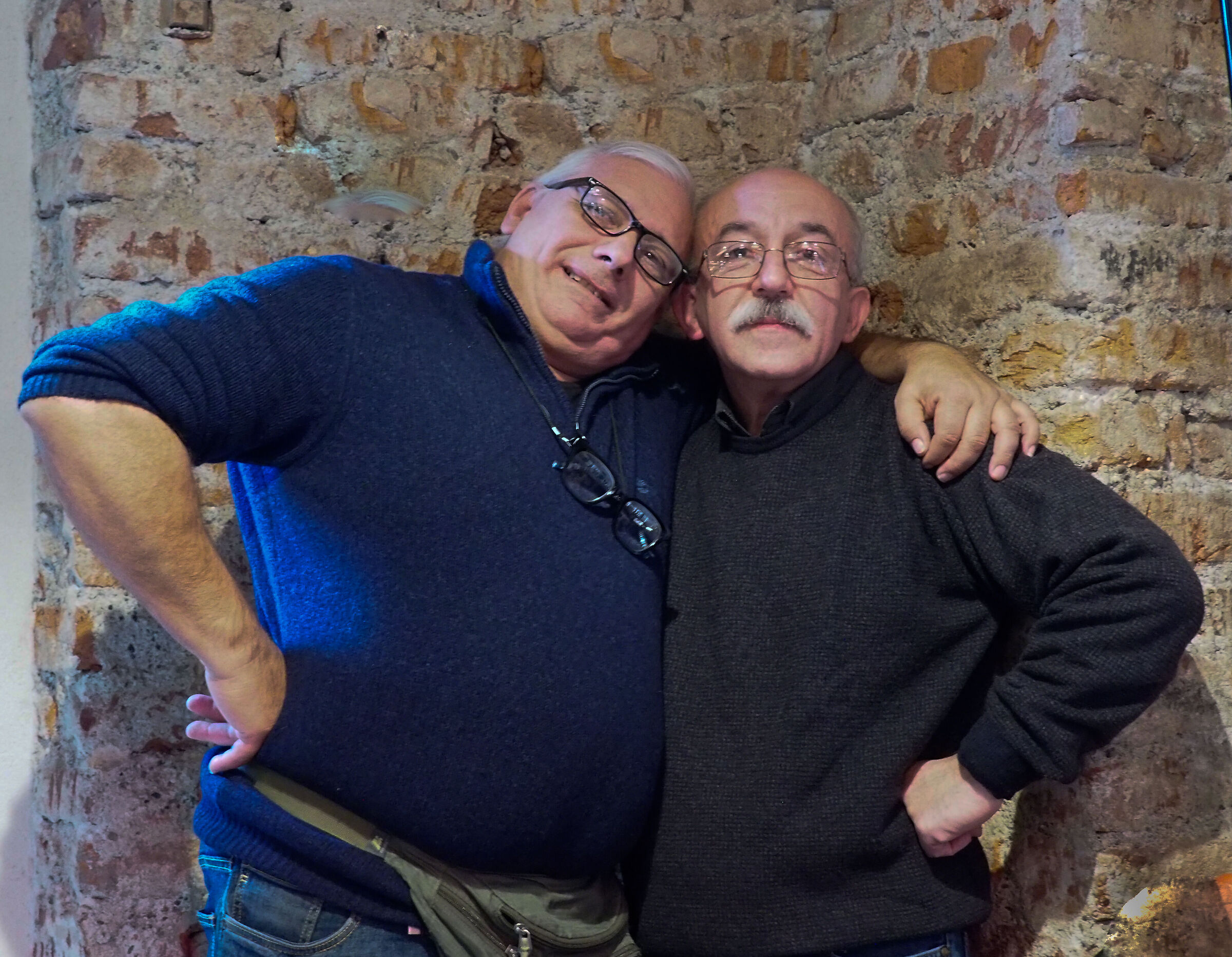 Matley Siena e il sottoscritto. Amici Juzini.