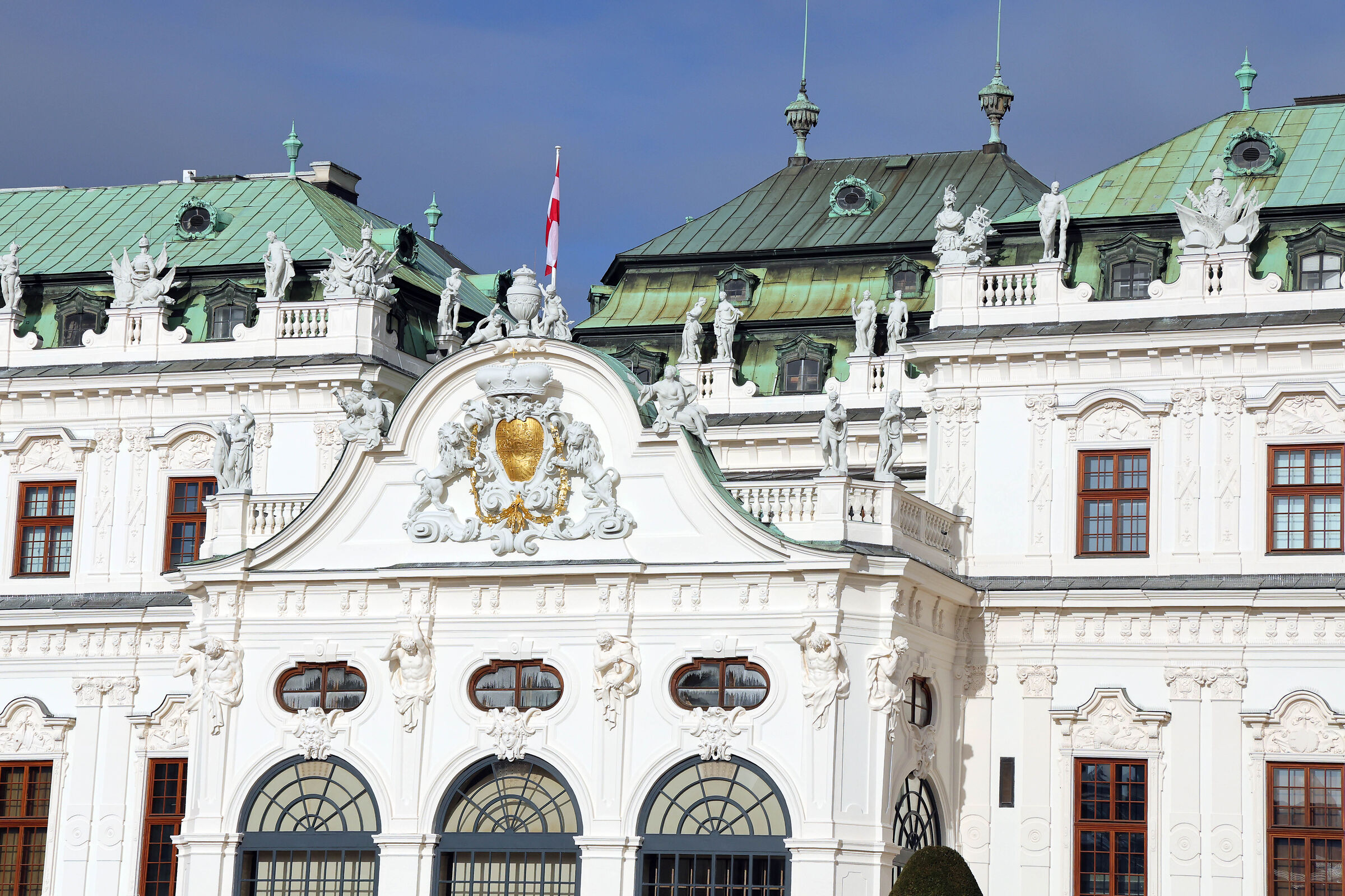 Detail of the façade.