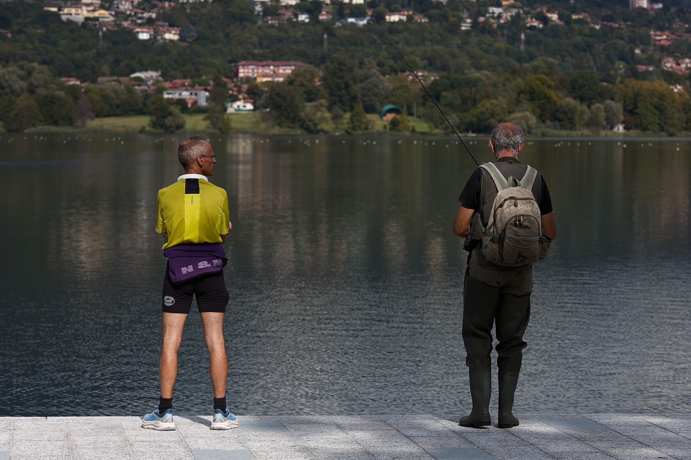 the runner and the fisherman......