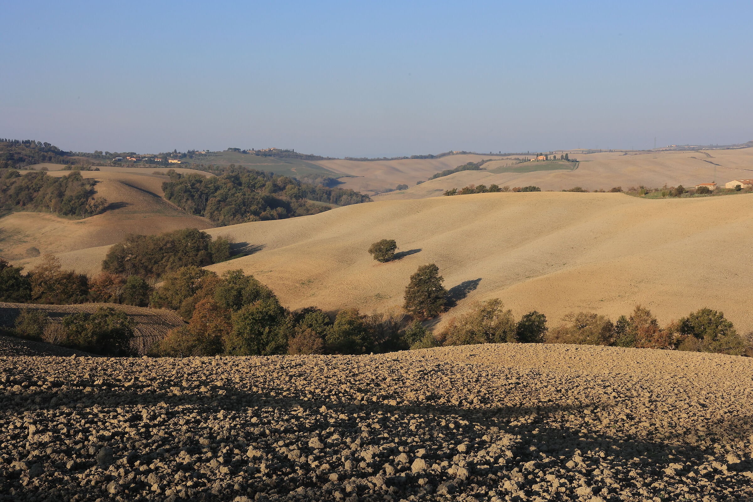 Autumn solitude in the land of Crete Senesi