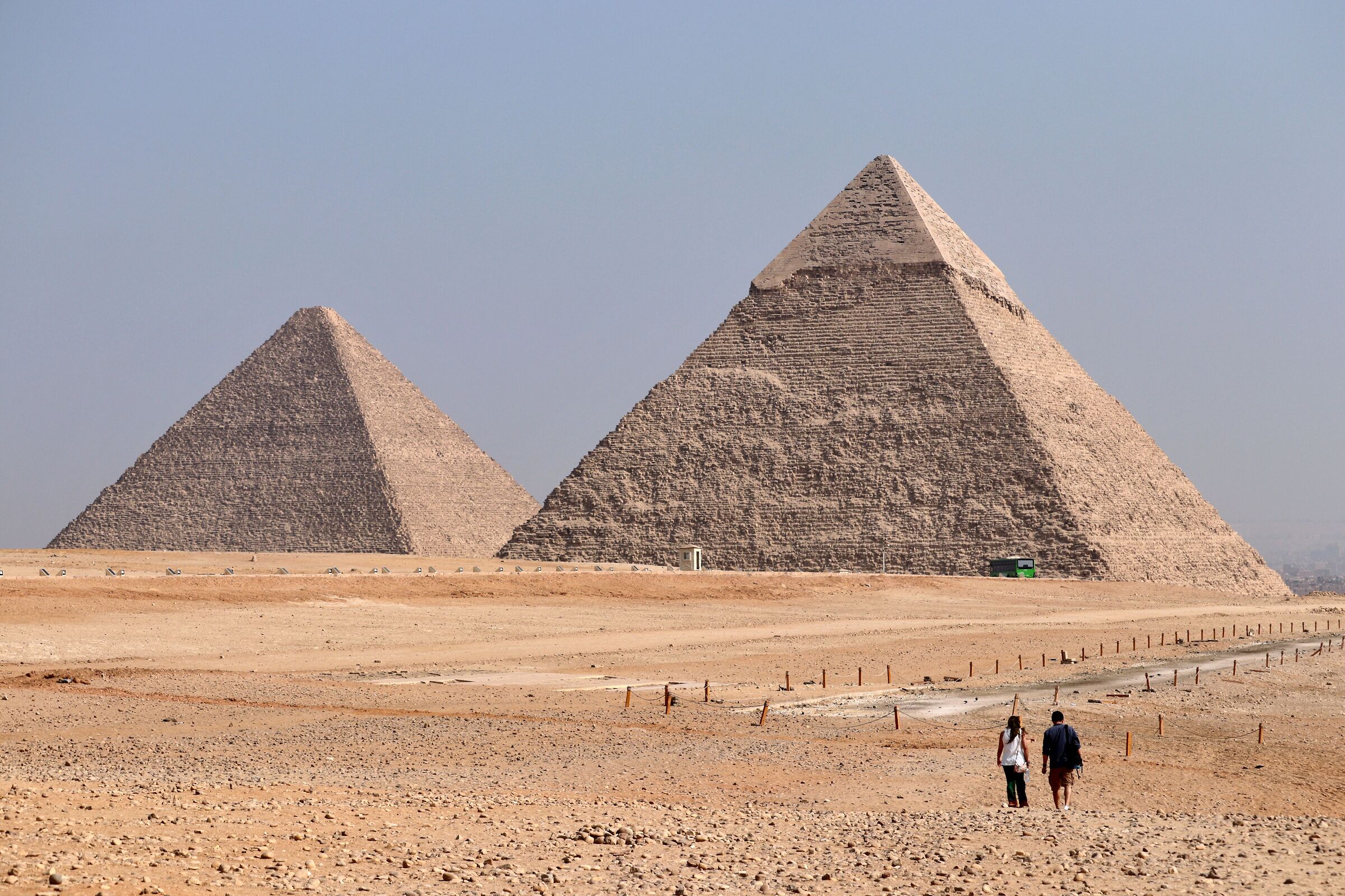 Pyramids of Cheops and Chephren