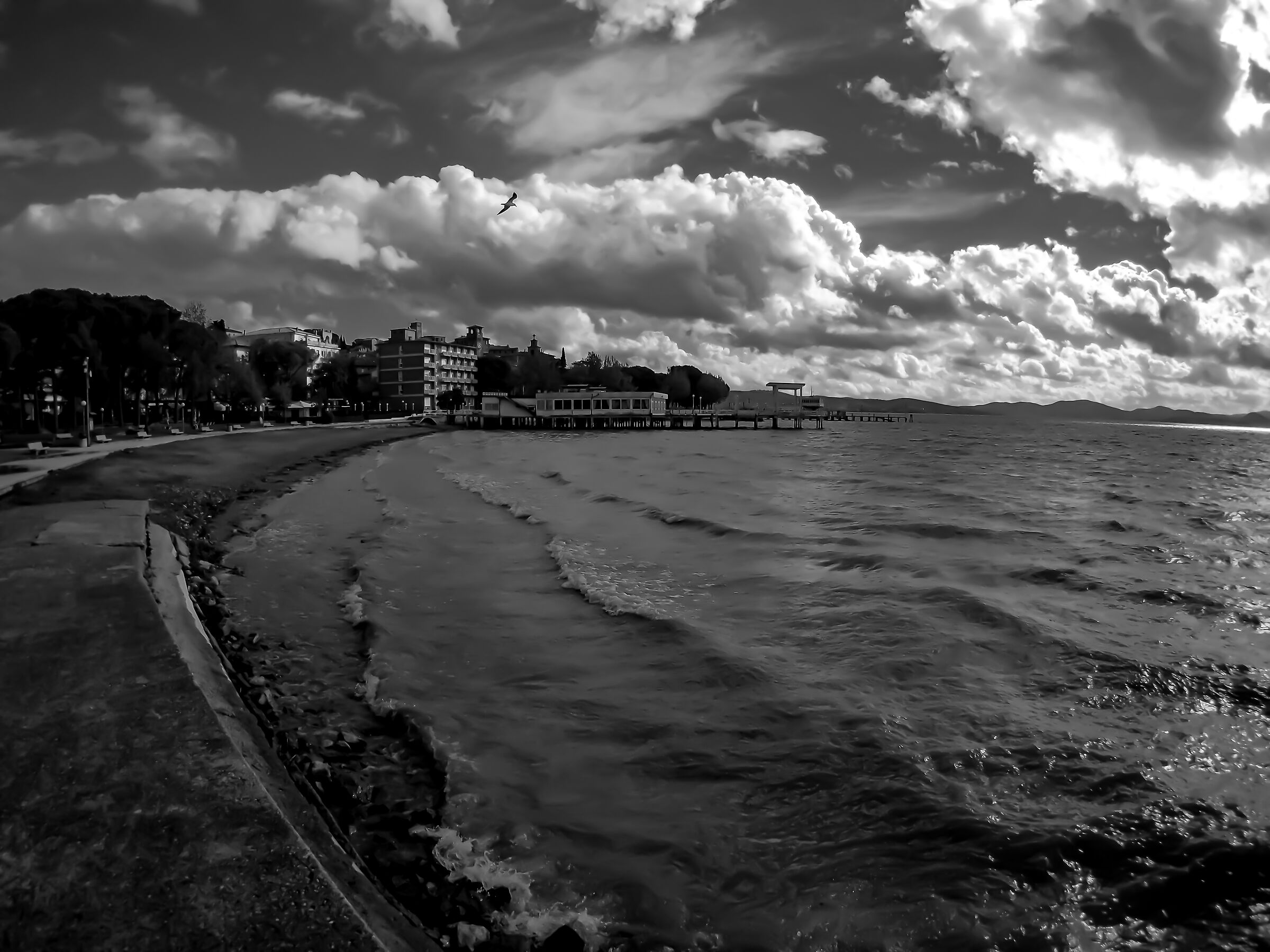 Clouds over Lake Trasimeno
