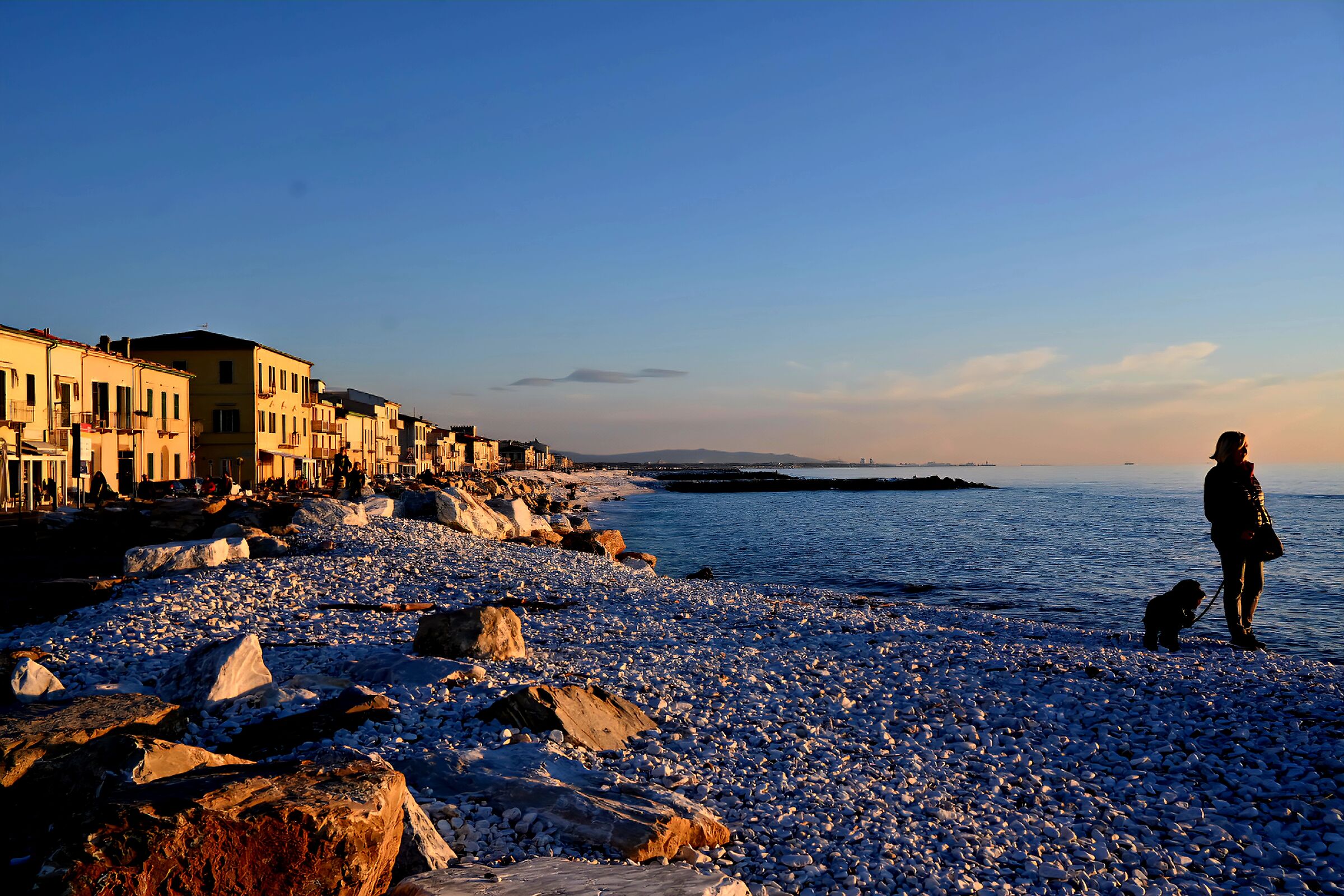 Sunset in Marina di Pisa