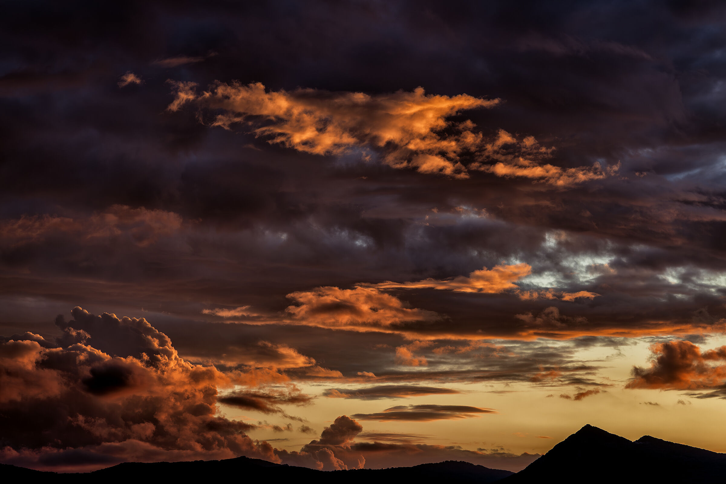 Una sera nel cielo della Barbagia