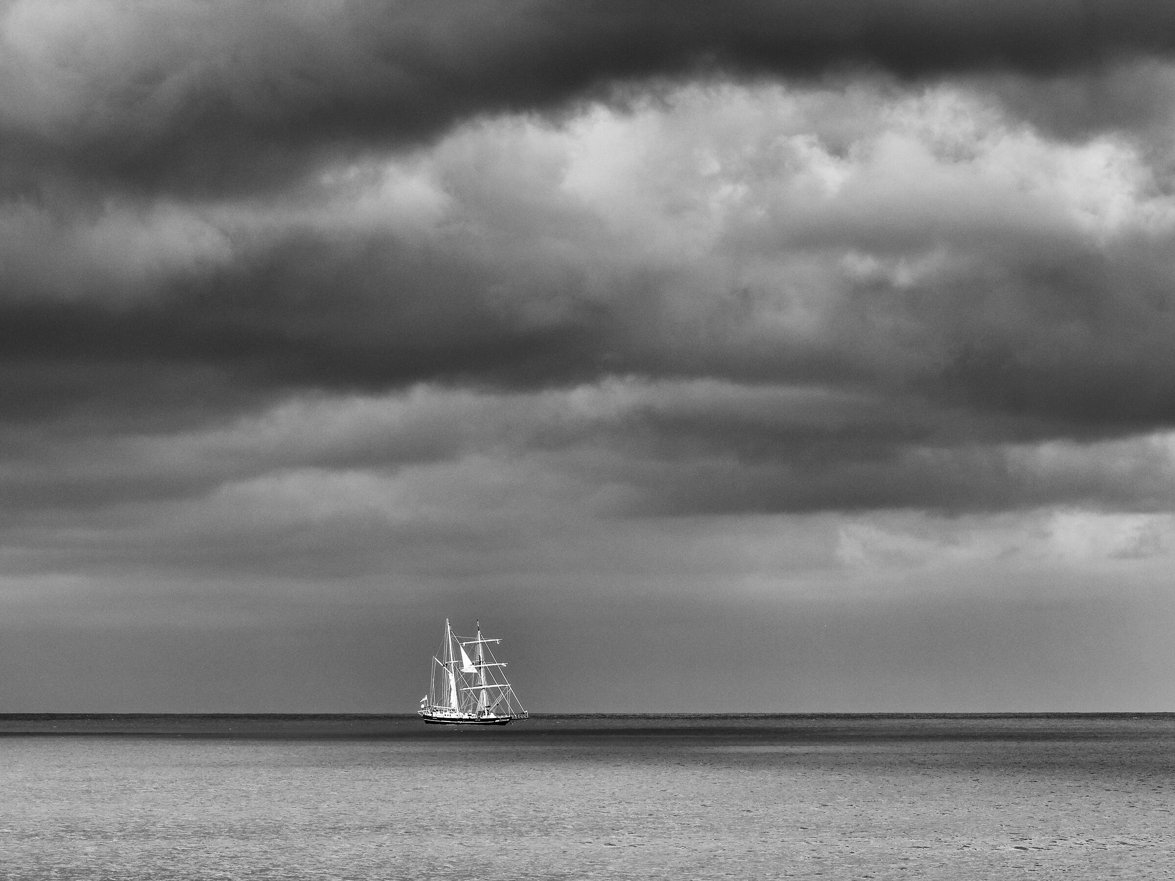 Yacht solitario, Victor Harbour