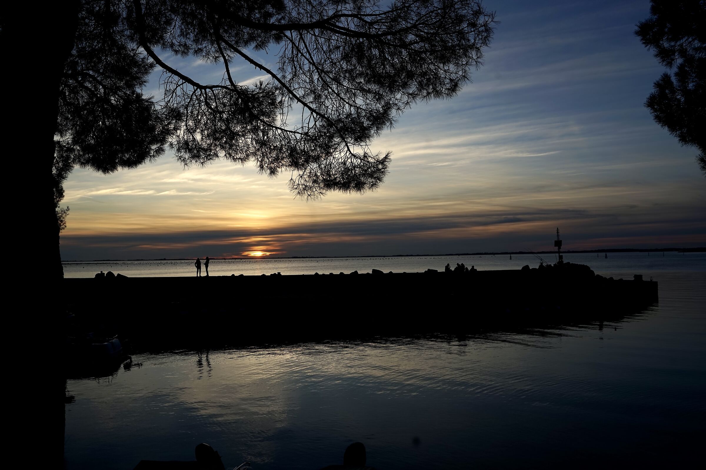 Sunset in Duino