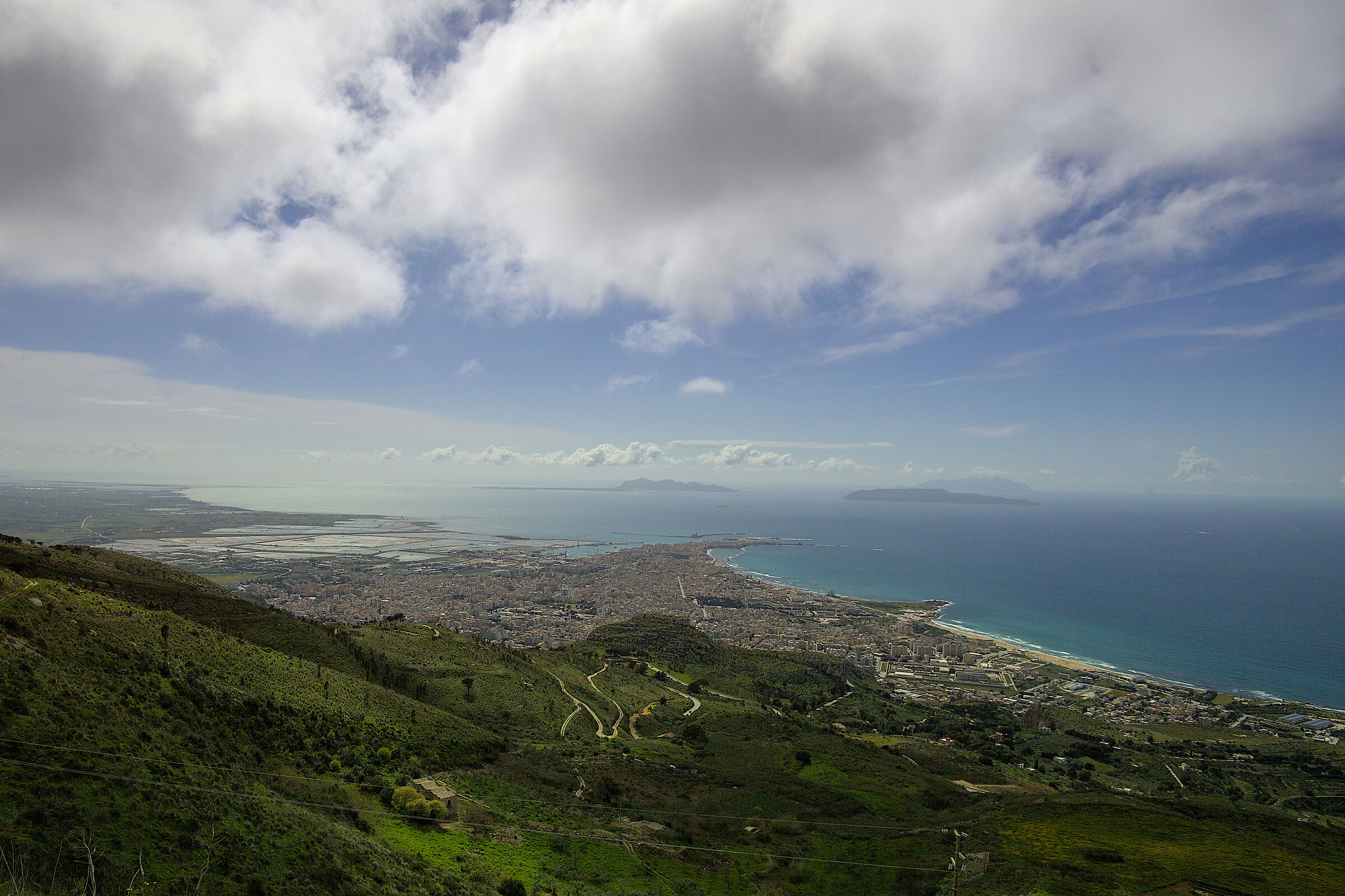Trapani.. view from Erice