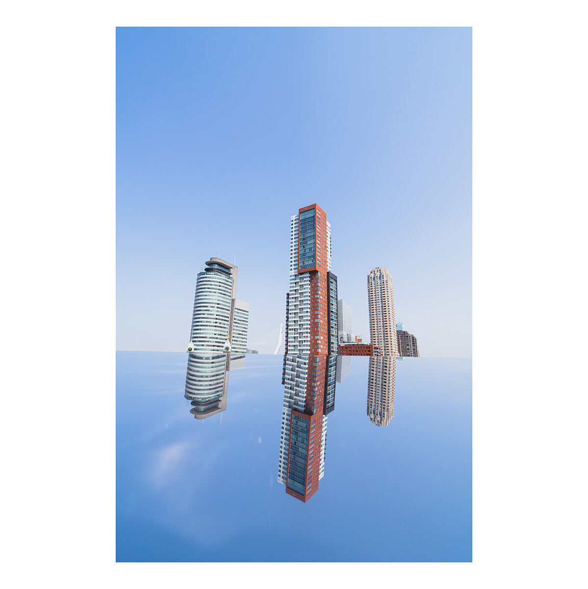 Rotterdam, riflessa nel cielo