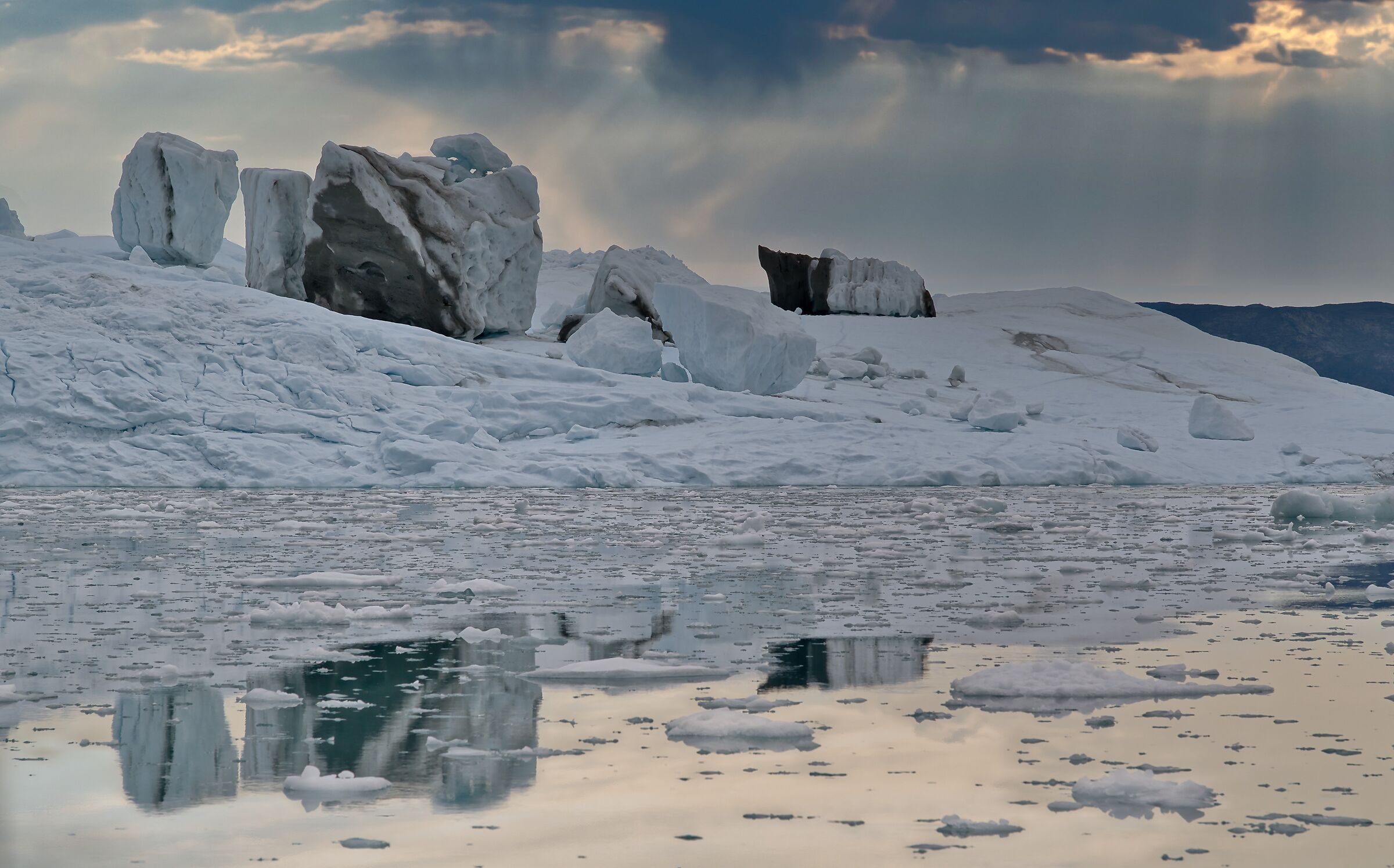 Face to face with Eqi Glacier