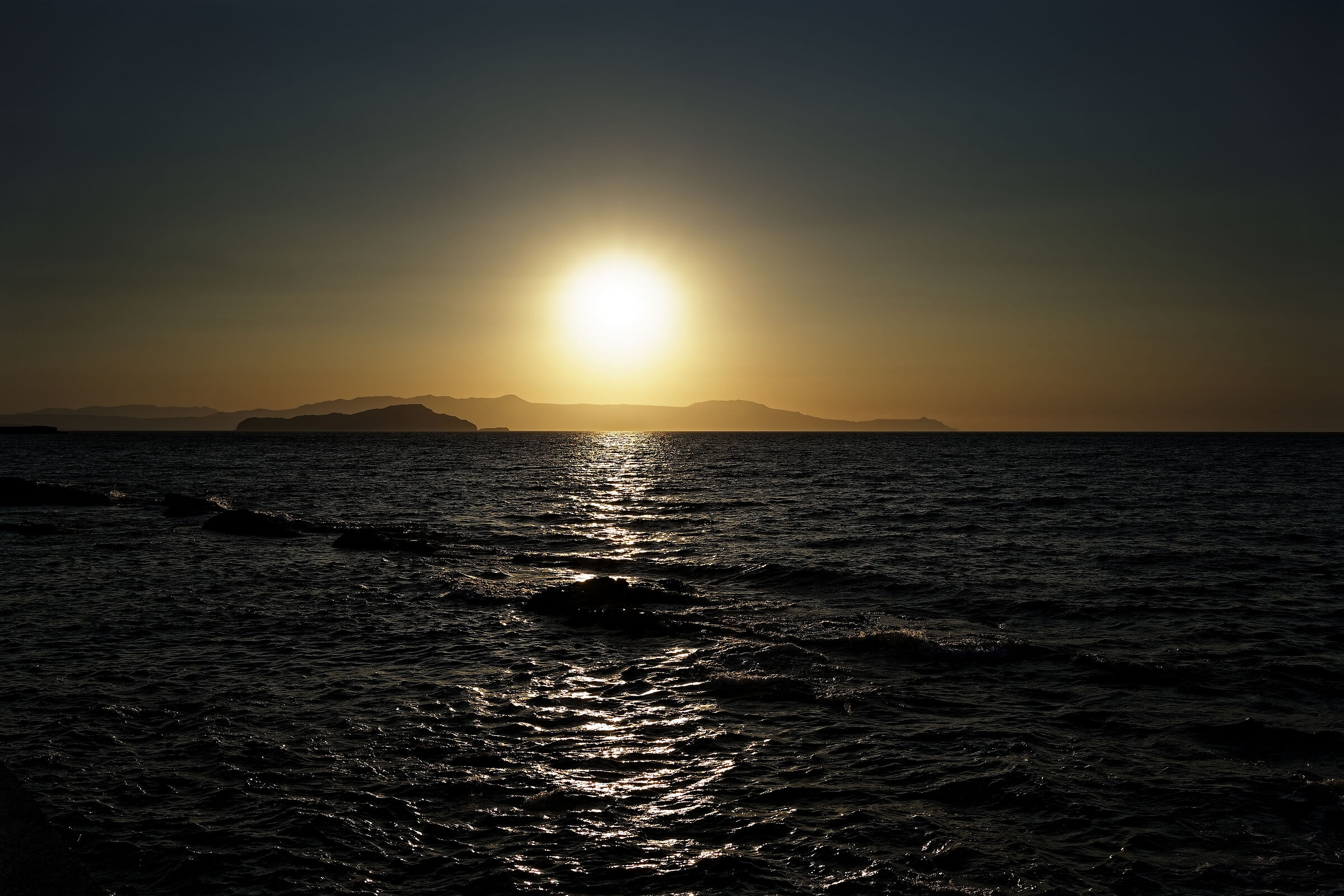 Tramonto a Chania