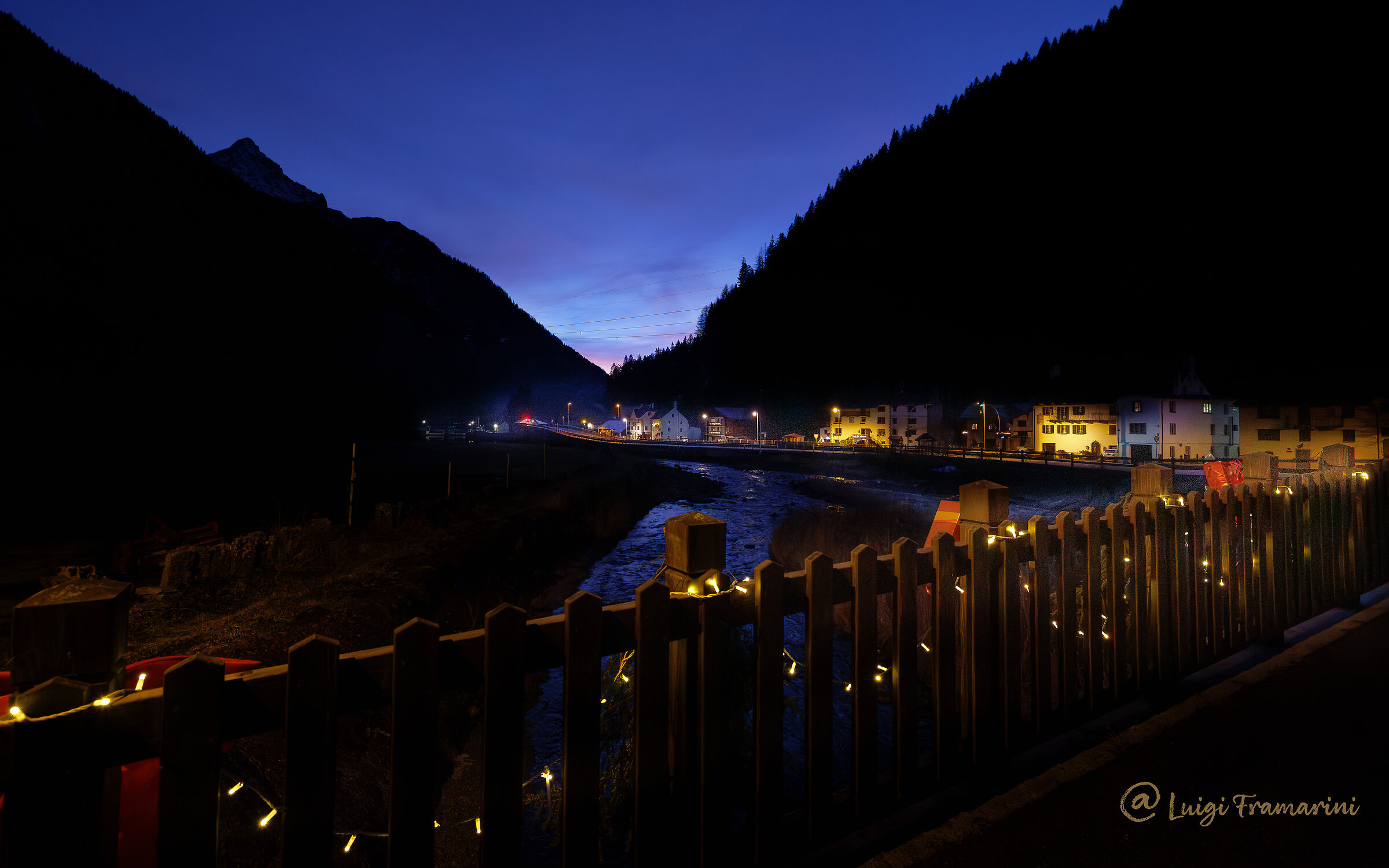 Scorcio natalizio in Val Formazza