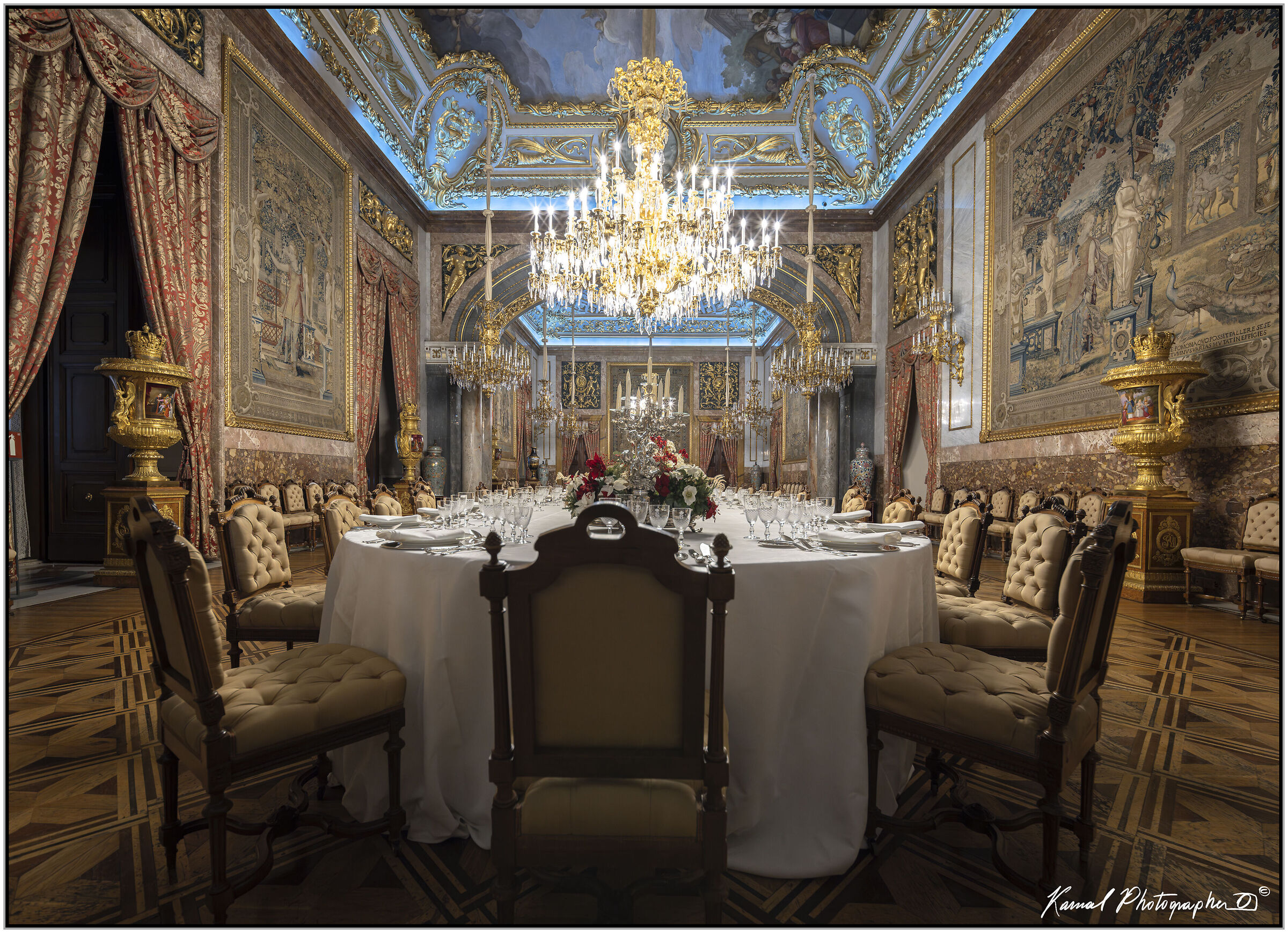 Sala da Pranzo di Gala Palazzo Reale di Madrid