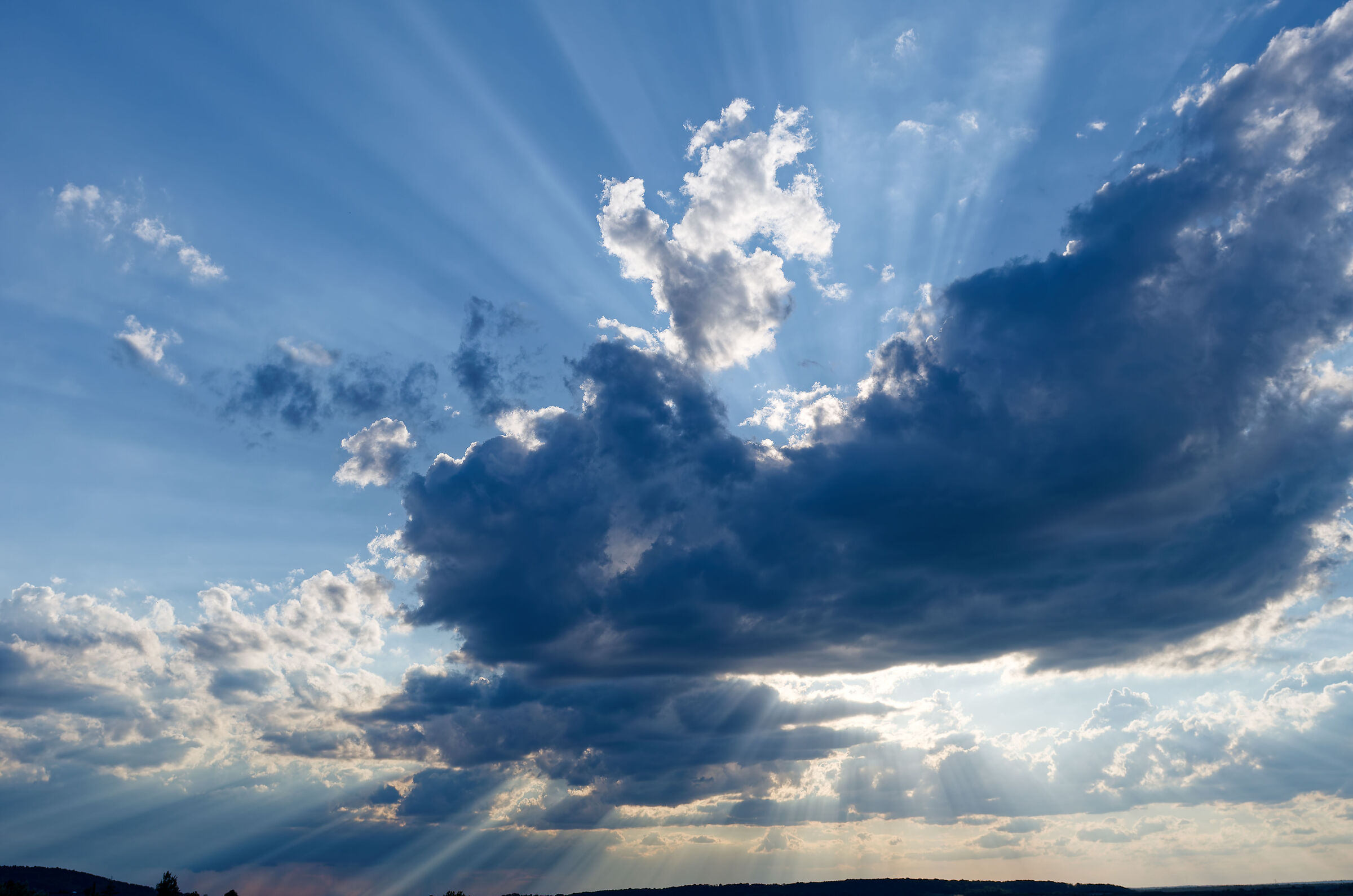 Couché de soleil depuis Marie Galante