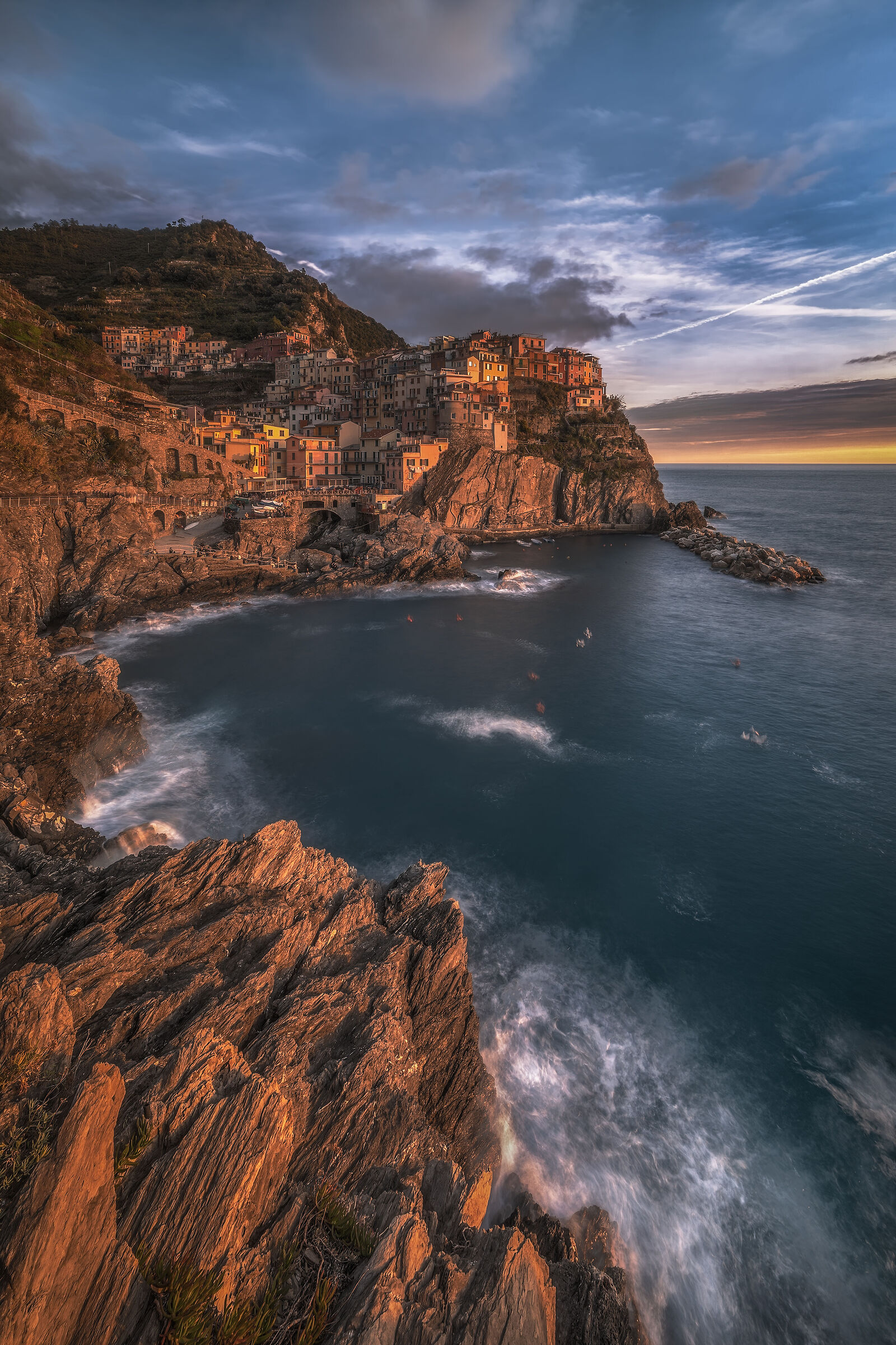 Sunset in Manarola