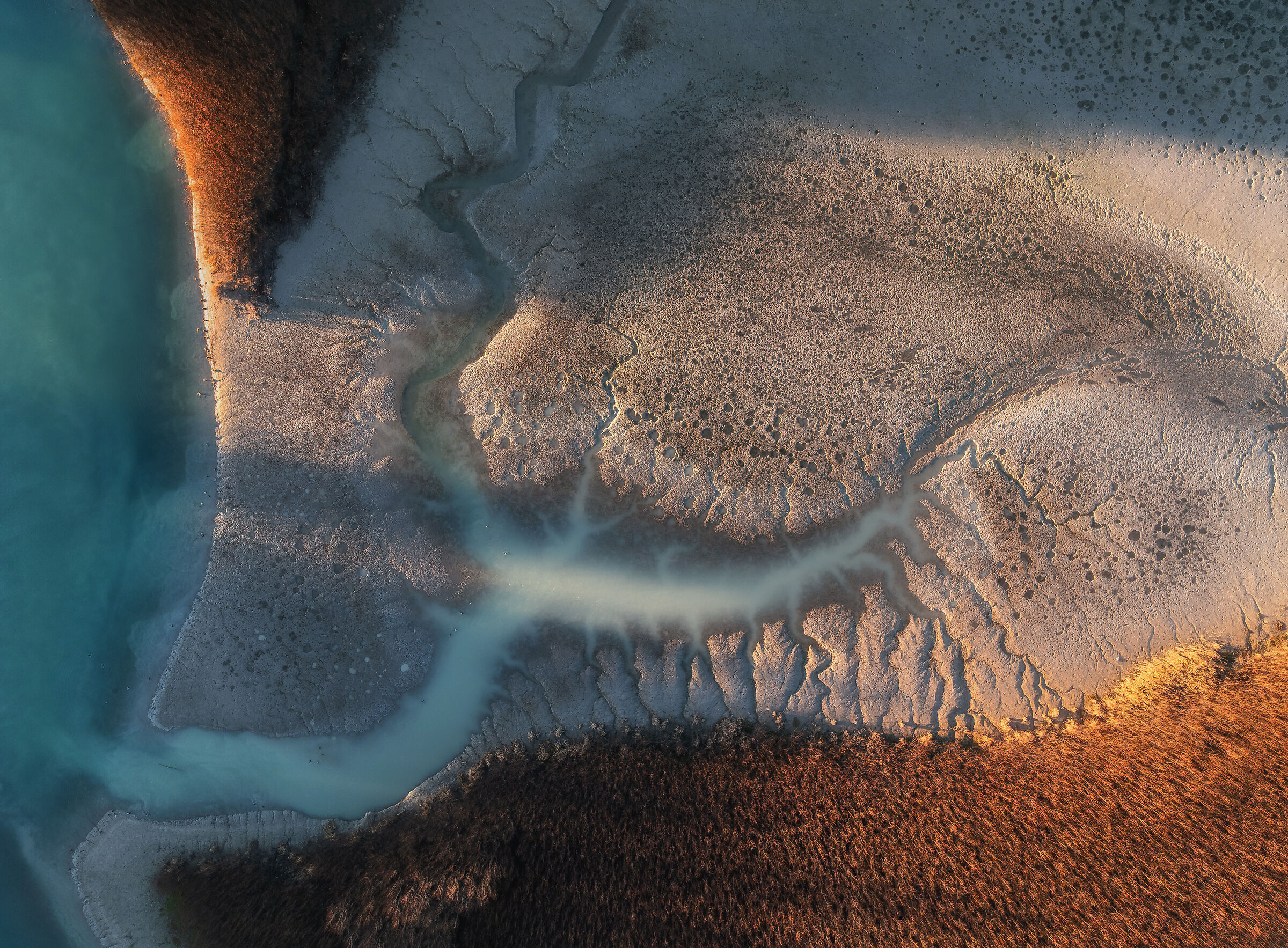 Un'altra immagine del fiume
