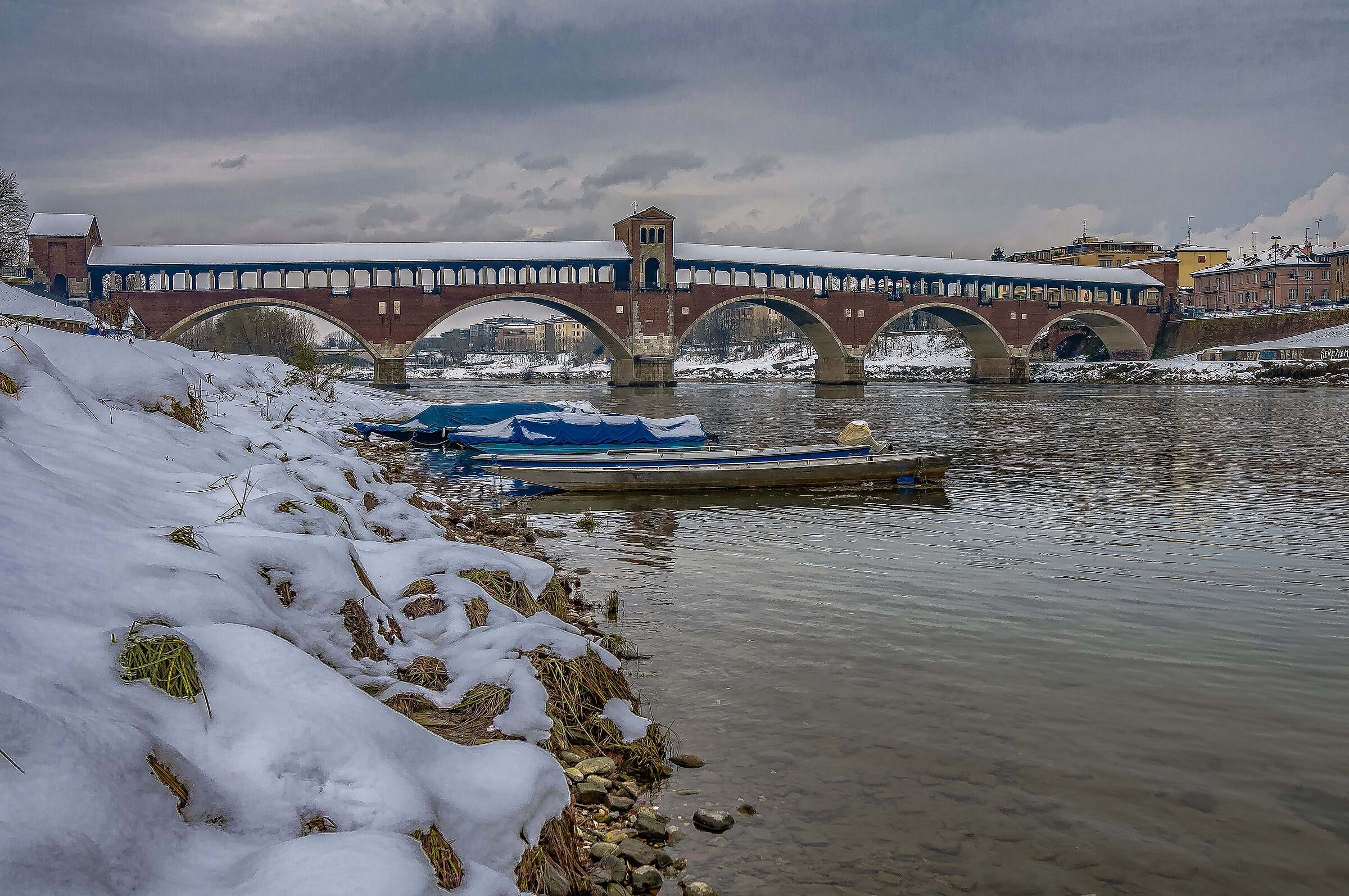 Snow in Pavia